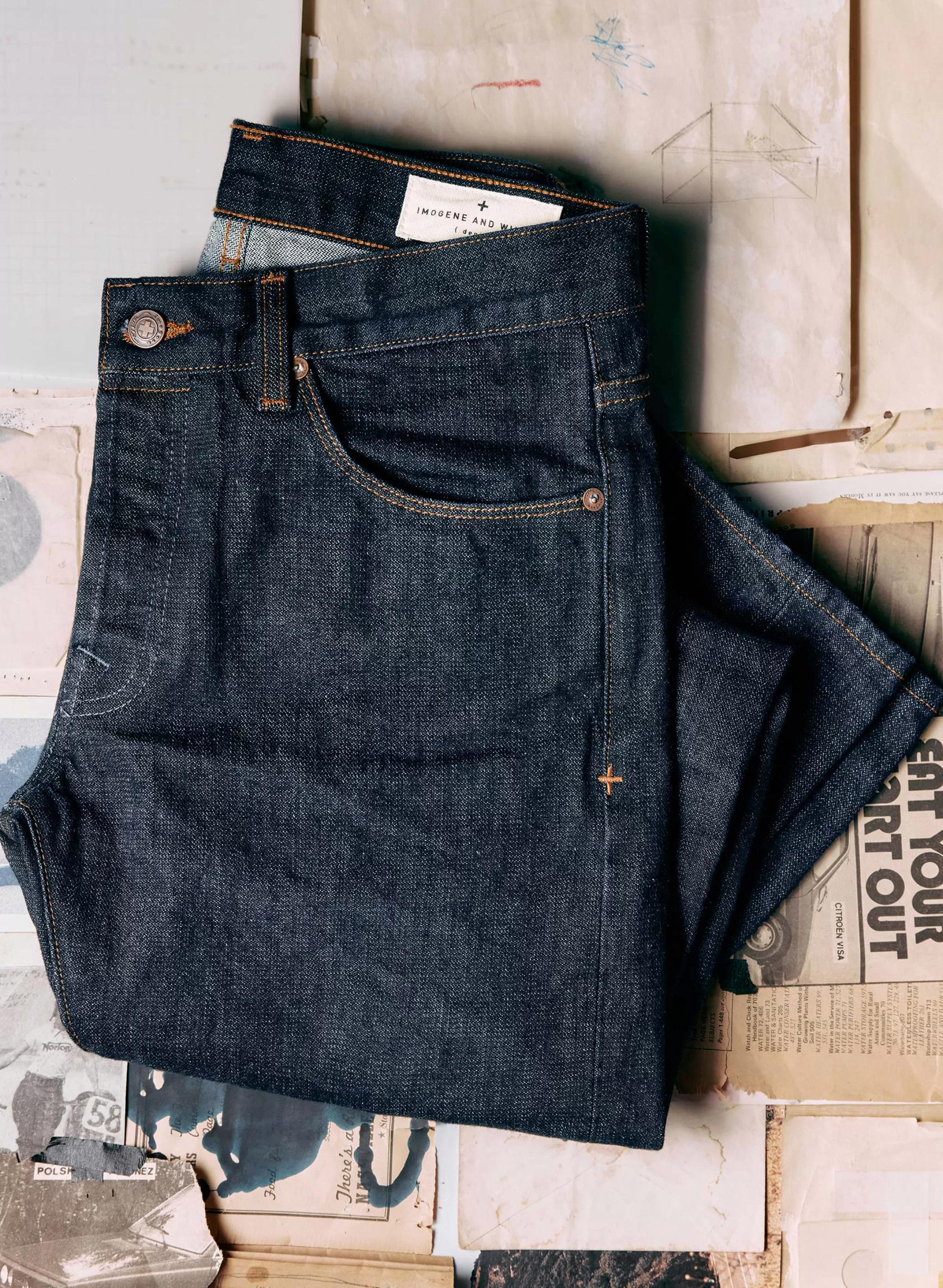 imogene + willie Barton Broken Twill Indigo Rinse Best