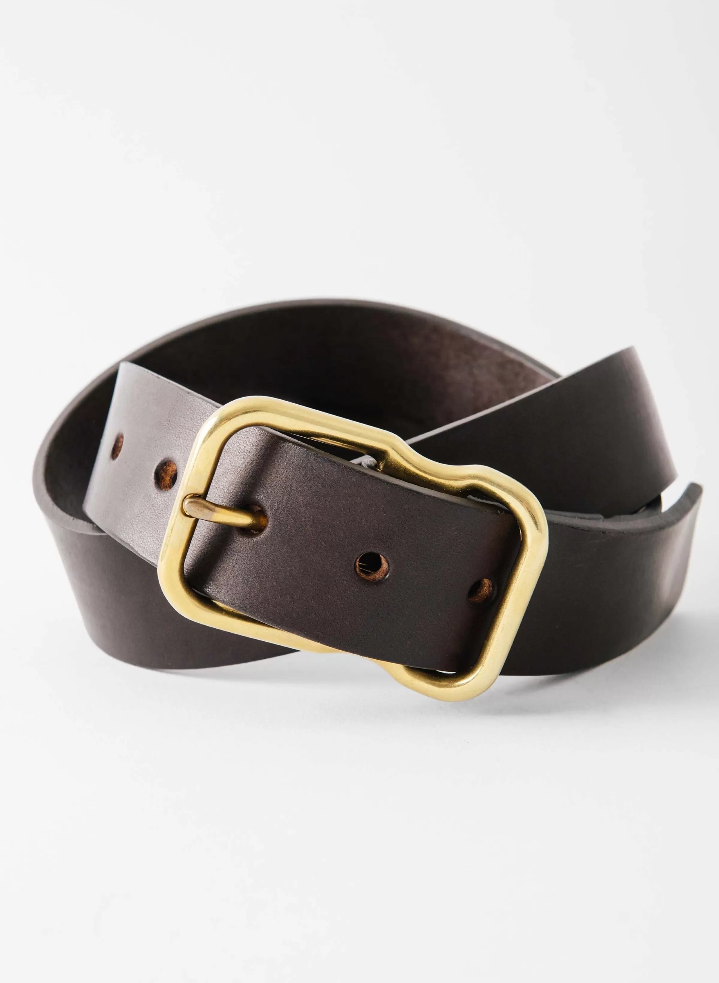 imogene + willie Emil Erwin Signature Belt Dark Brown Sale