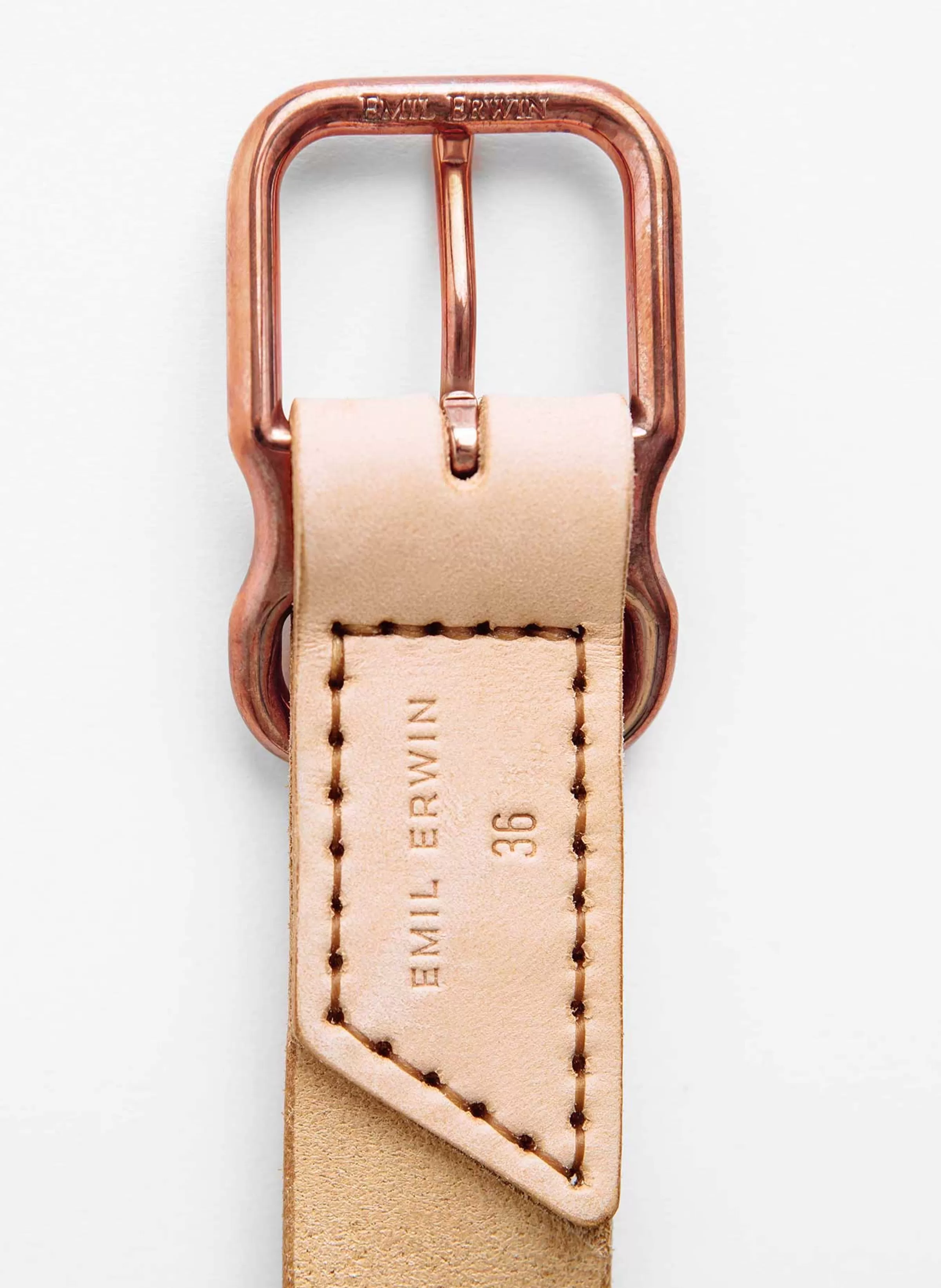 imogene + willie Emil Erwin Signature Belt In Natural Clearance