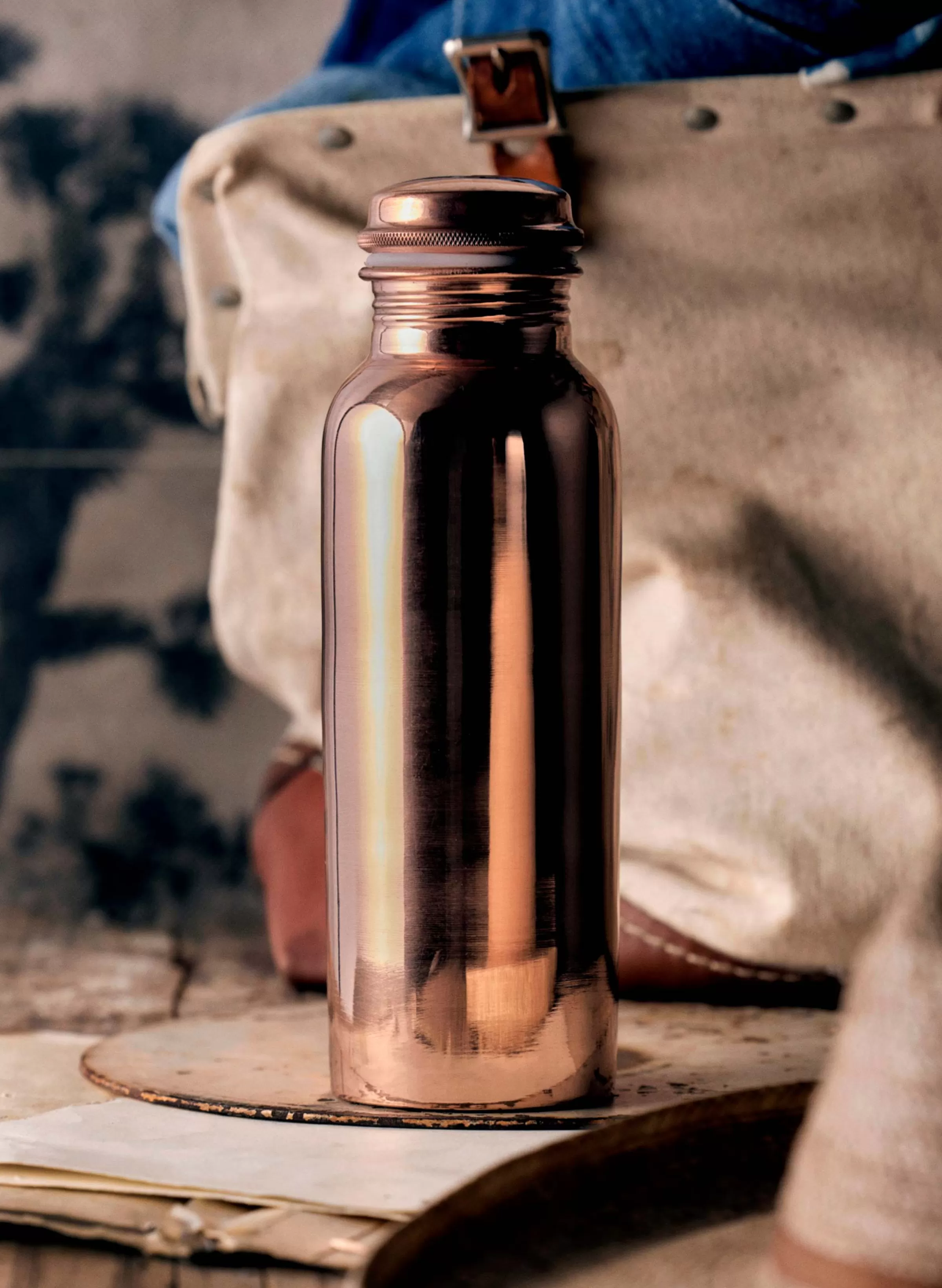 imogene + willie Far West El Cosmico Copper Water Bottle Discount