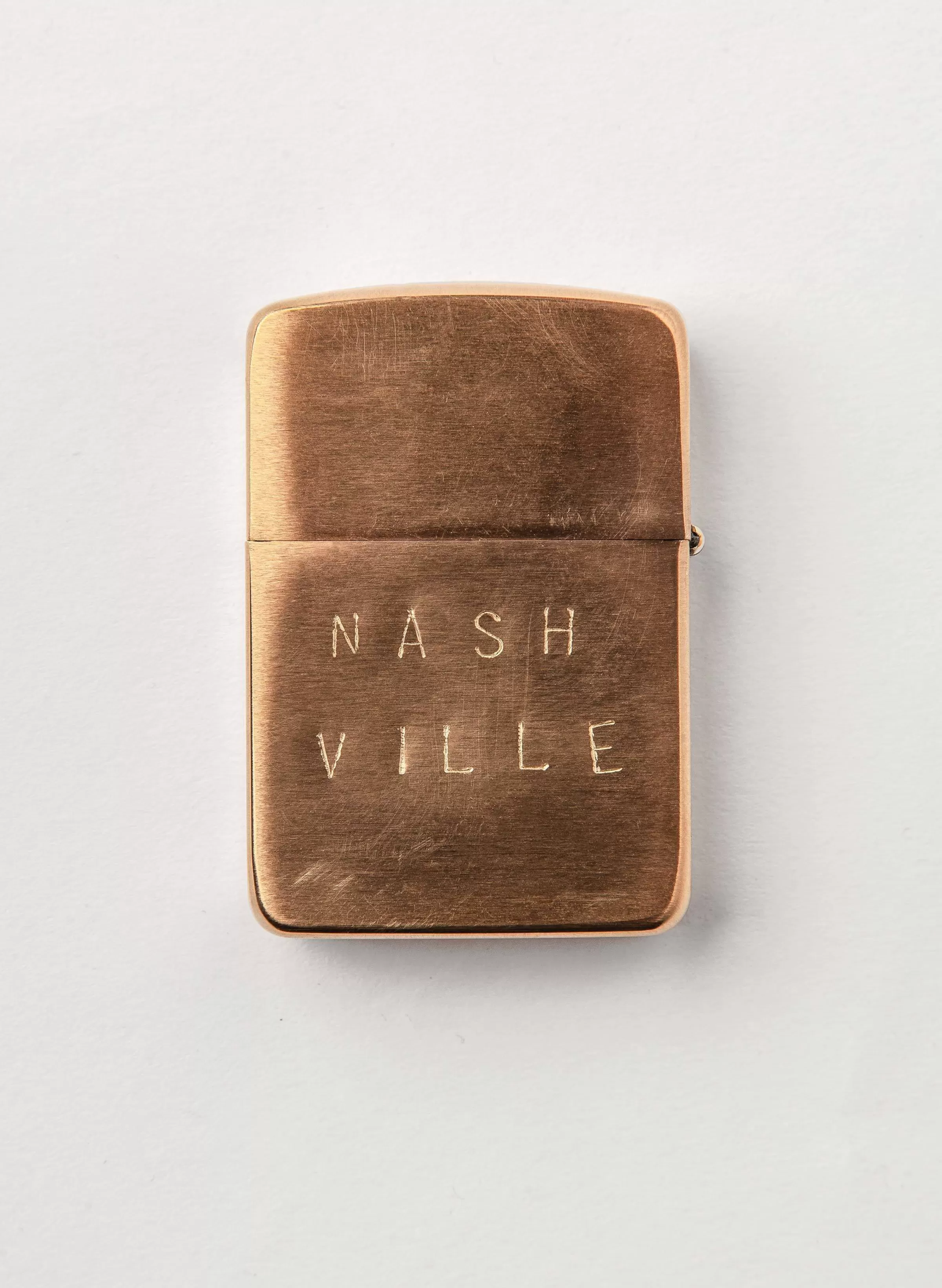 imogene + willie Hand Stamped "nashville" Zippo Shop