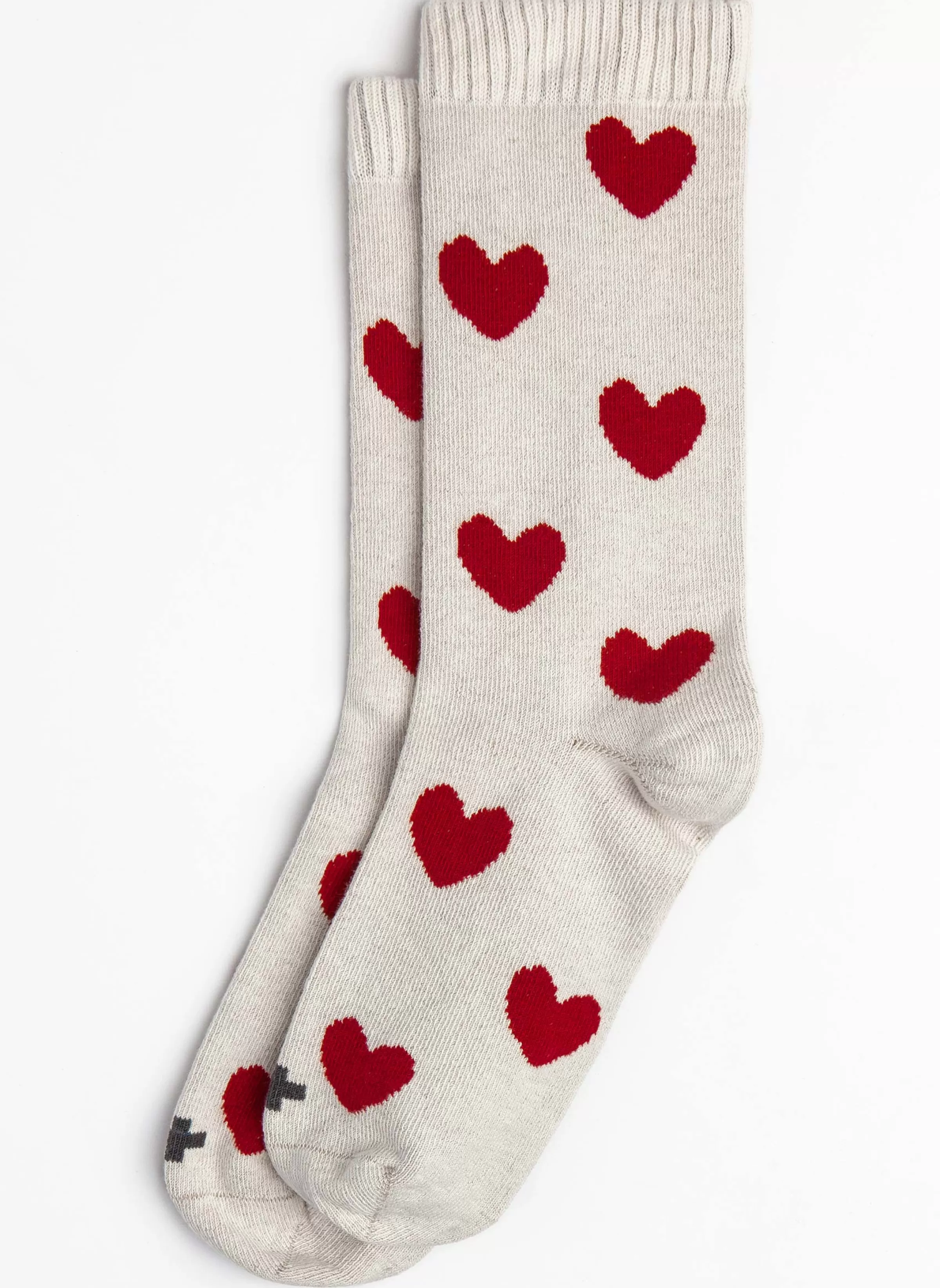 imogene + willie Heart Sock In Natural Discount