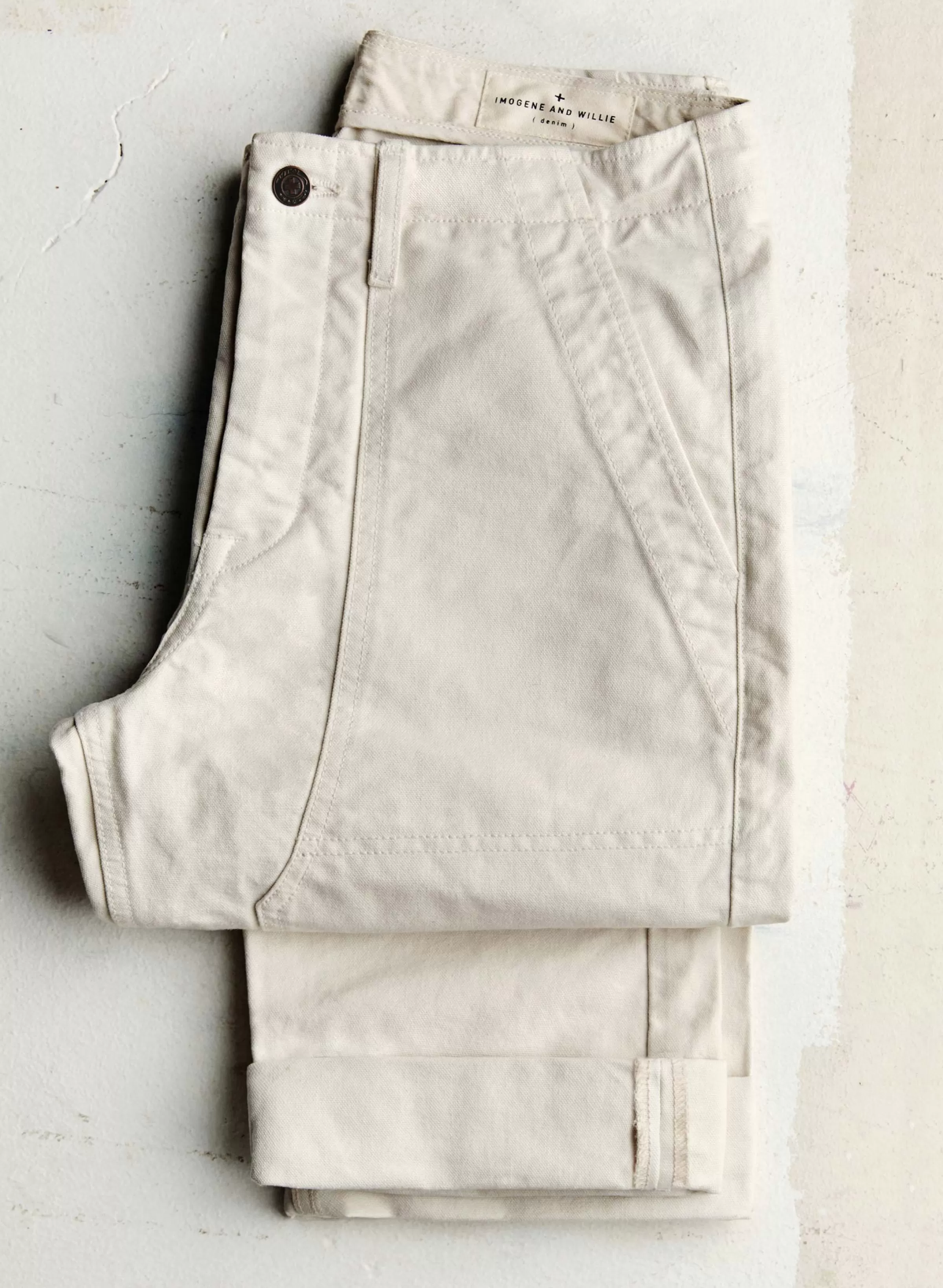 imogene + willie Hencye Canvas Workpant In Natural Best Sale