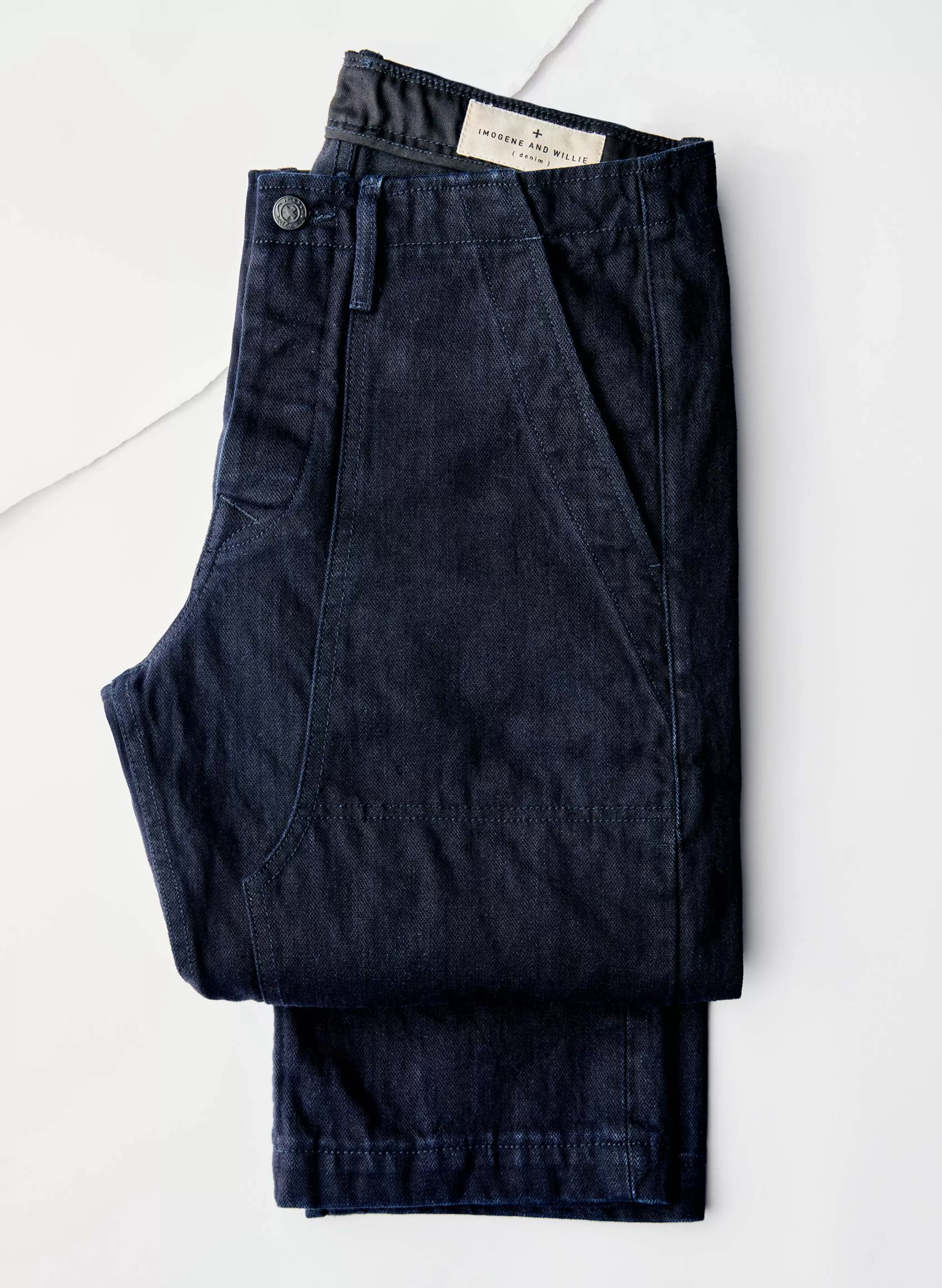 imogene + willie Hencye Workpant In Black Indigo Hot