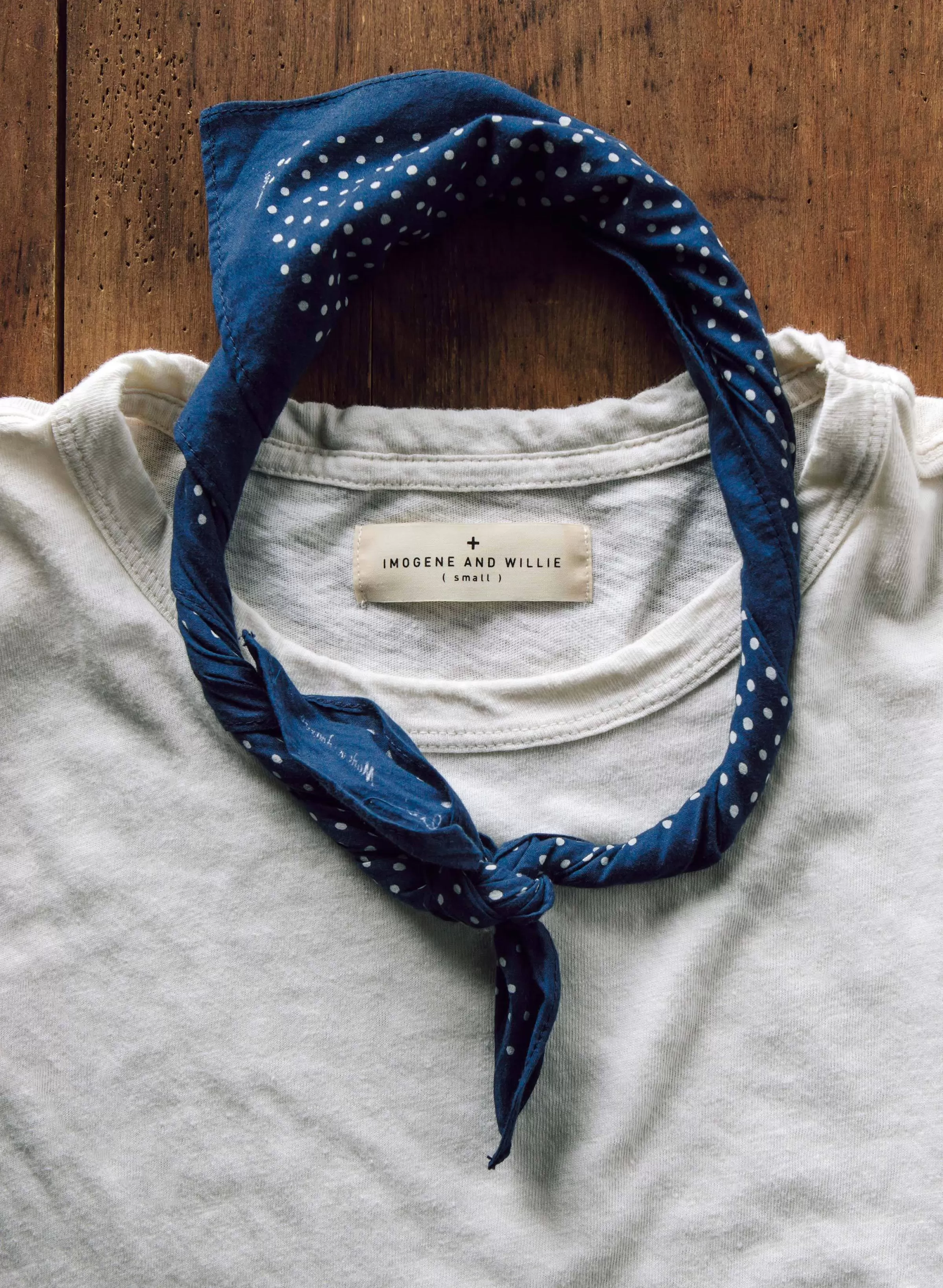 imogene + willie I+w Vintage Blue Bandana Discount