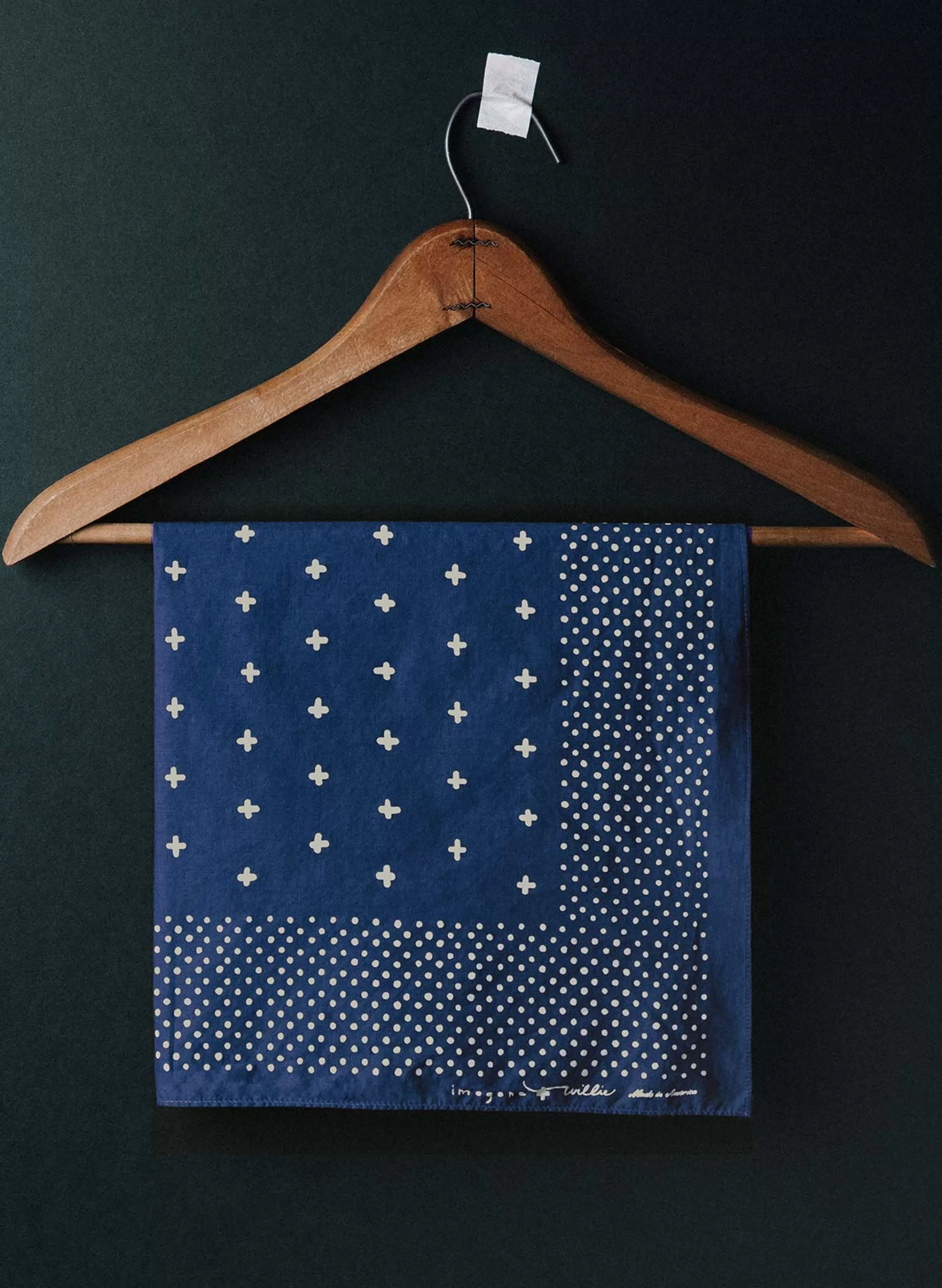 imogene + willie I+w Vintage Blue Bandana Discount