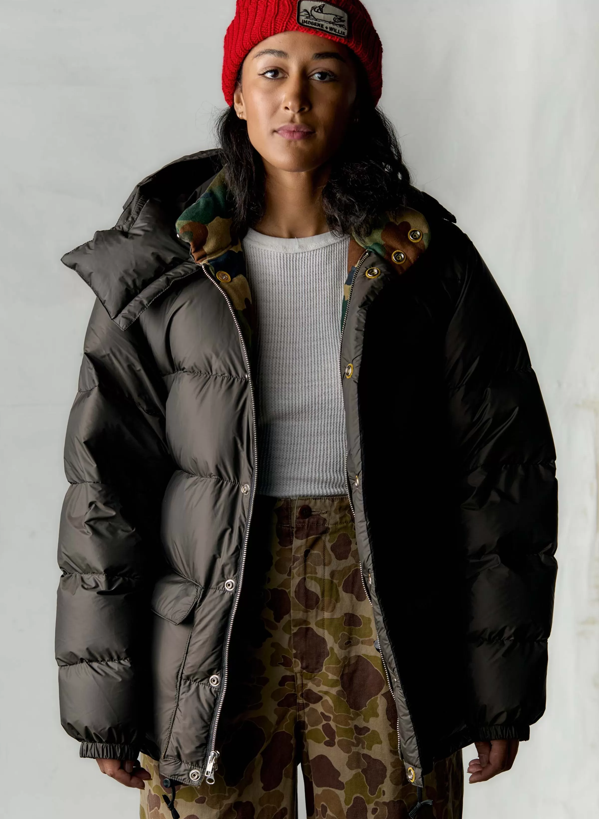 imogene + willie I+w X Crescent Down Works Camo Lined Parka Online