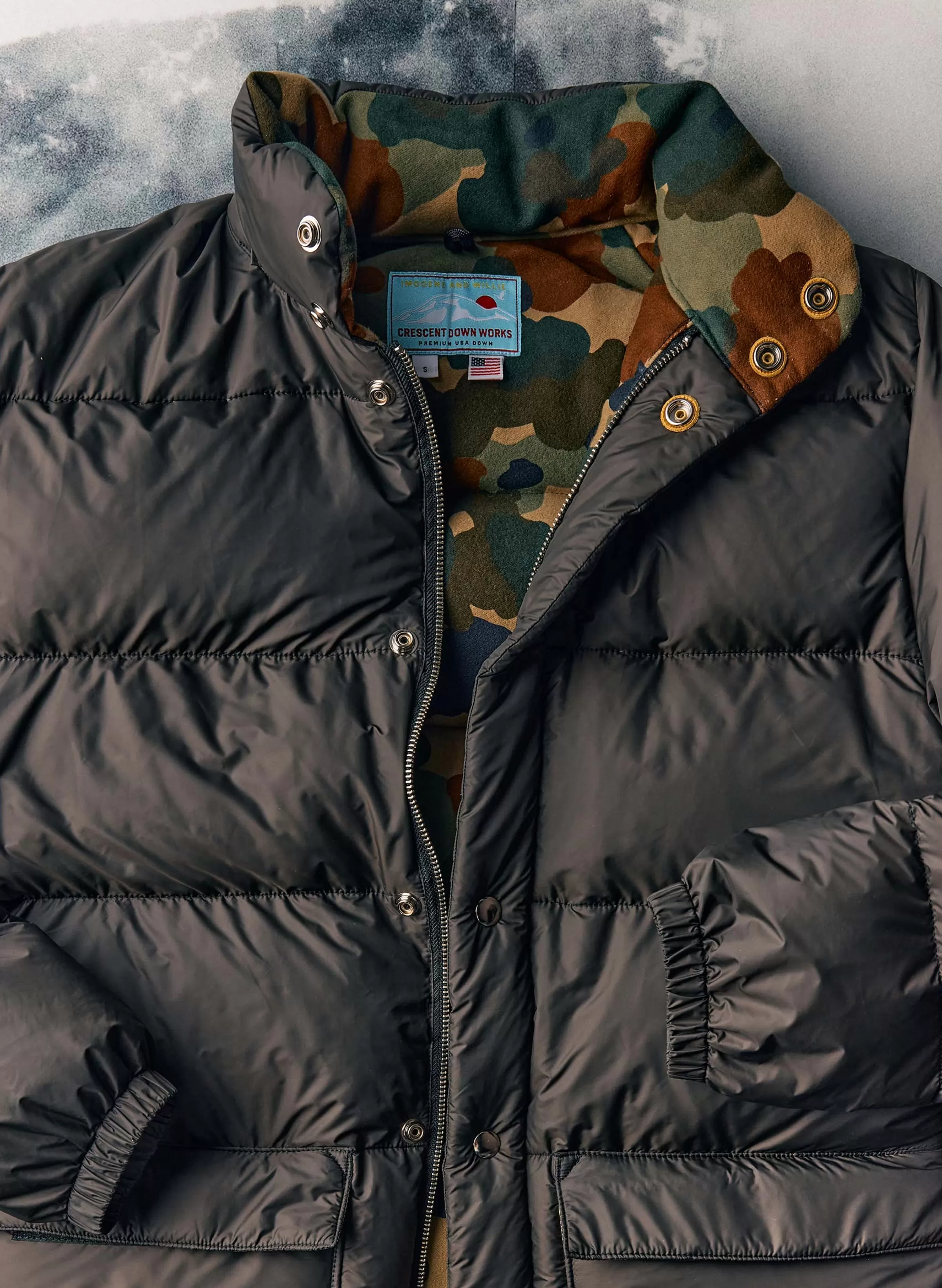 imogene + willie I+w X Crescent Down Works Camo Lined Parka Online