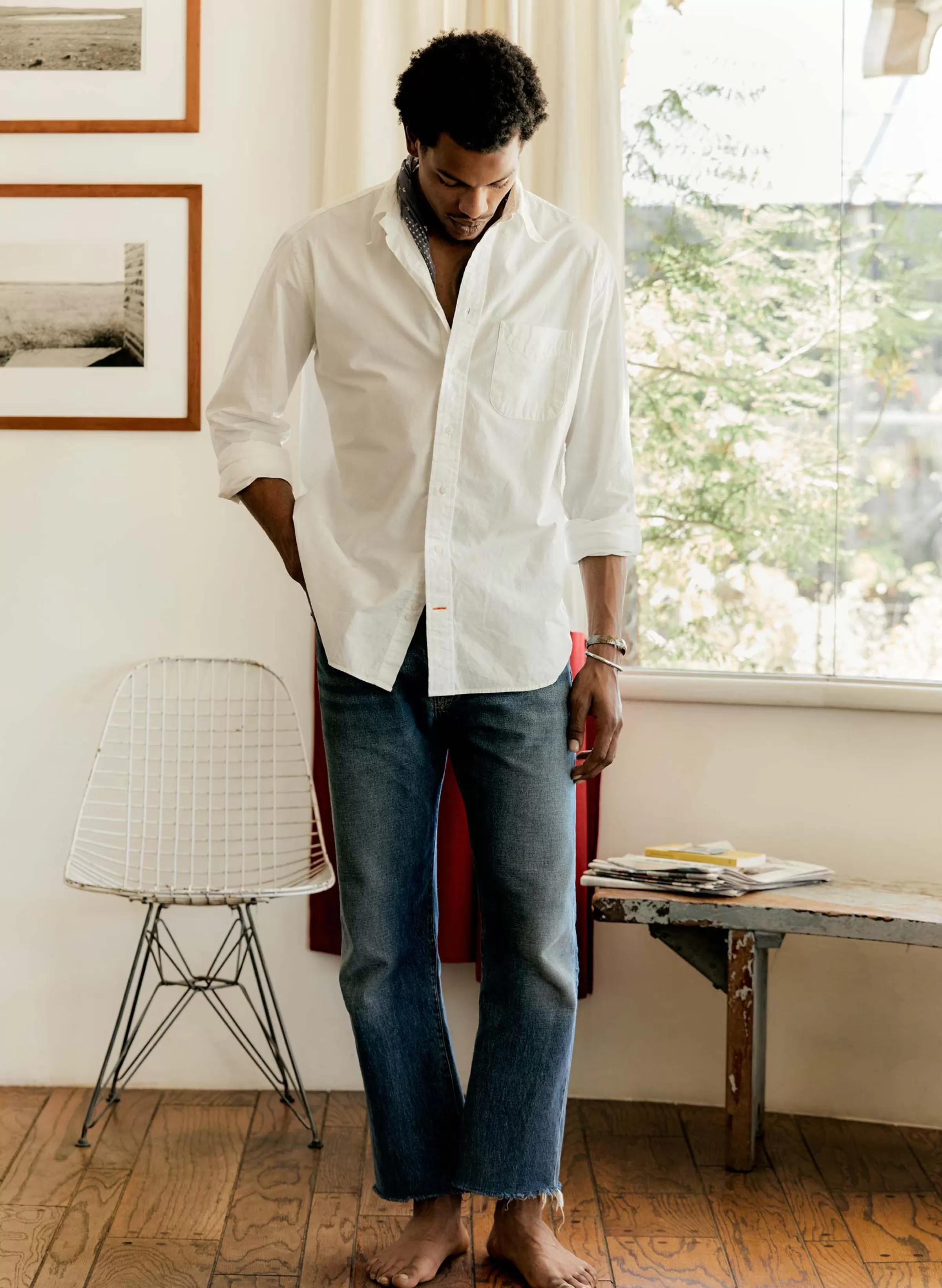 imogene + willie I+w X Gitman Vintage Poplin Oxford Fashion