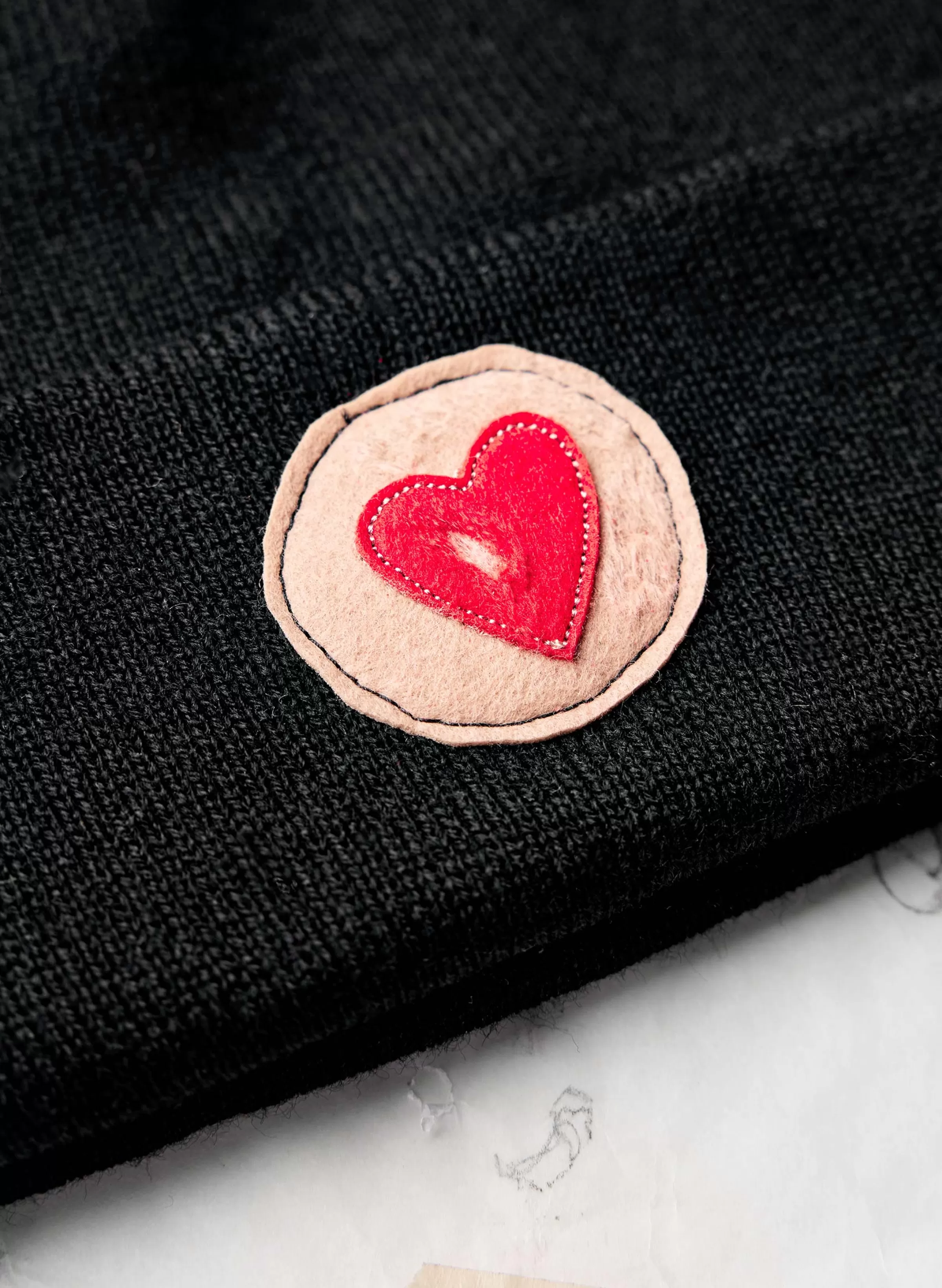 imogene + willie Knit "heart" Watch Cap Cheap