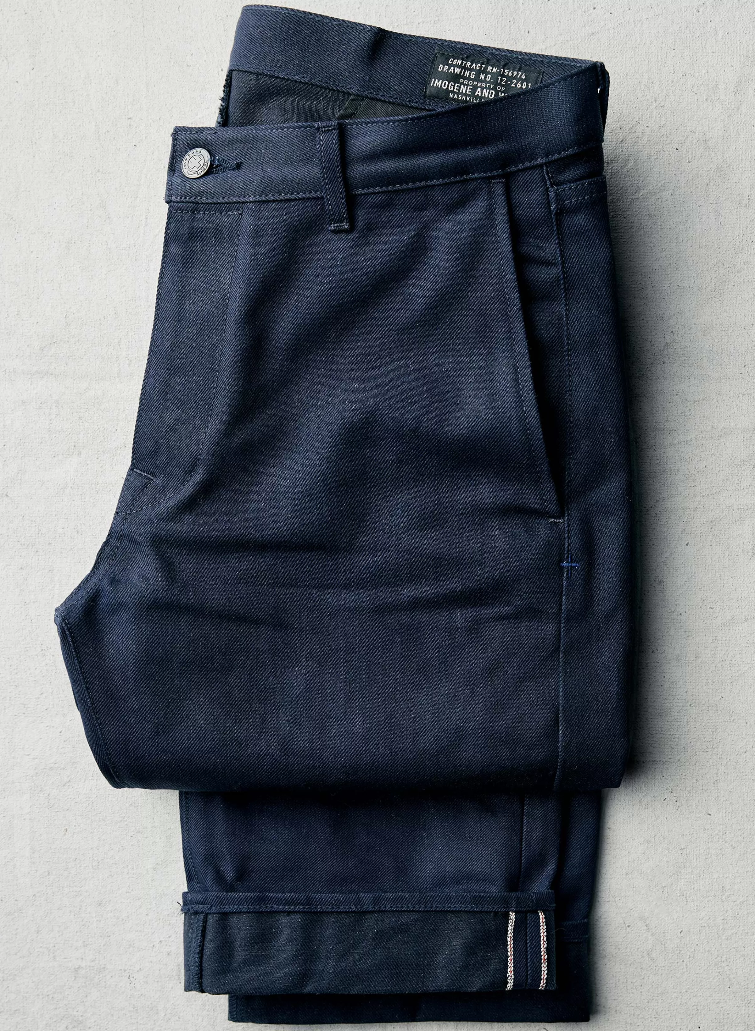 imogene + willie Oscar Black Indigo Selvage New