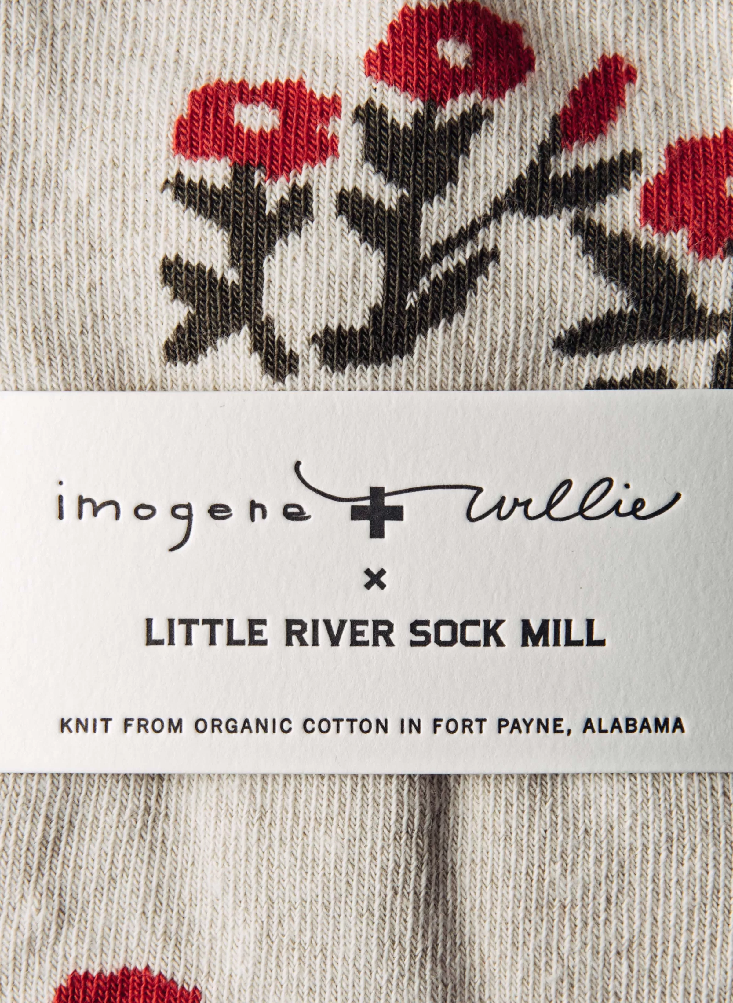 imogene + willie Rosebud Sock In Natural Outlet