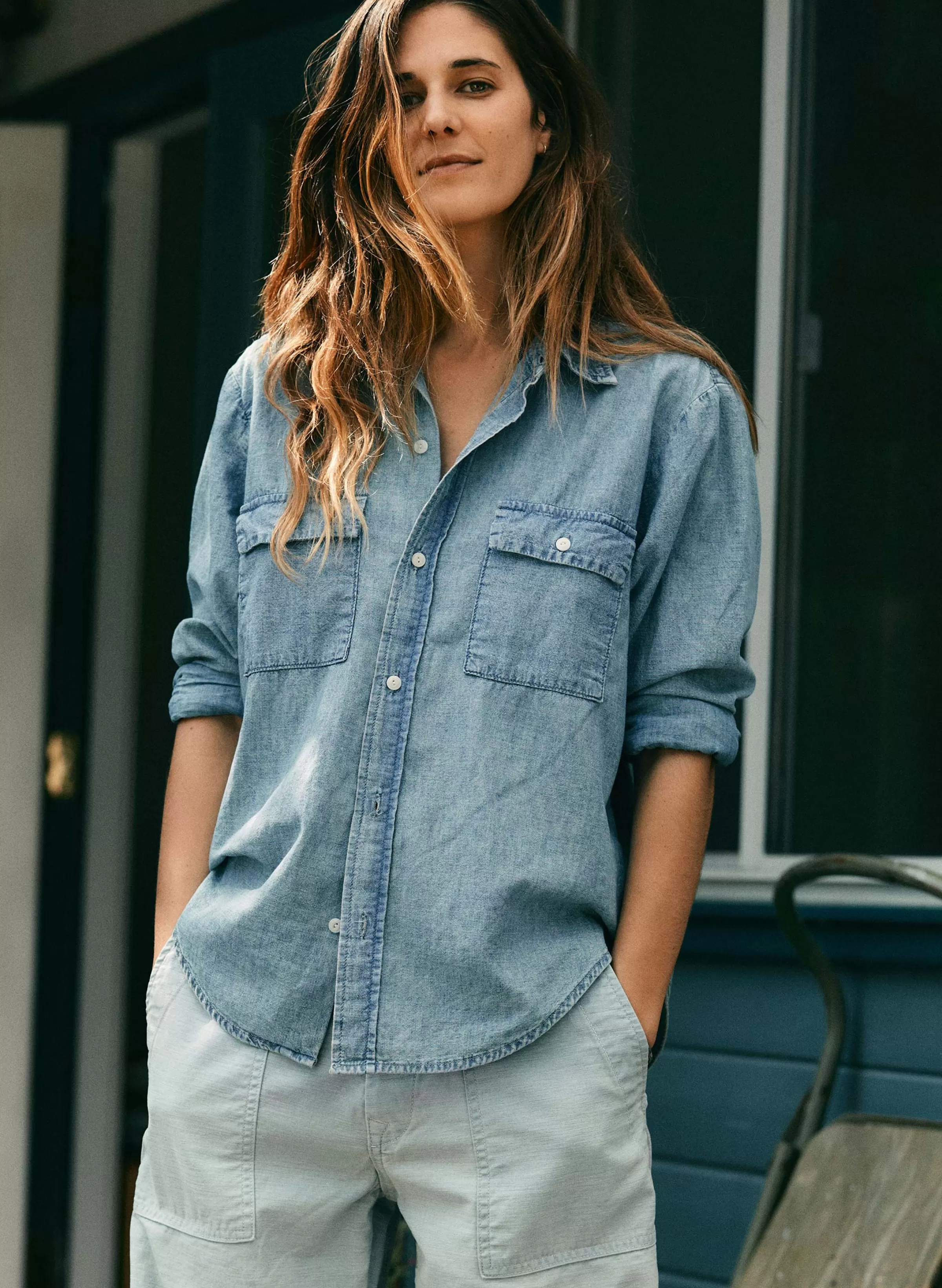 imogene + willie Sierra Chambray Shirt Cheap