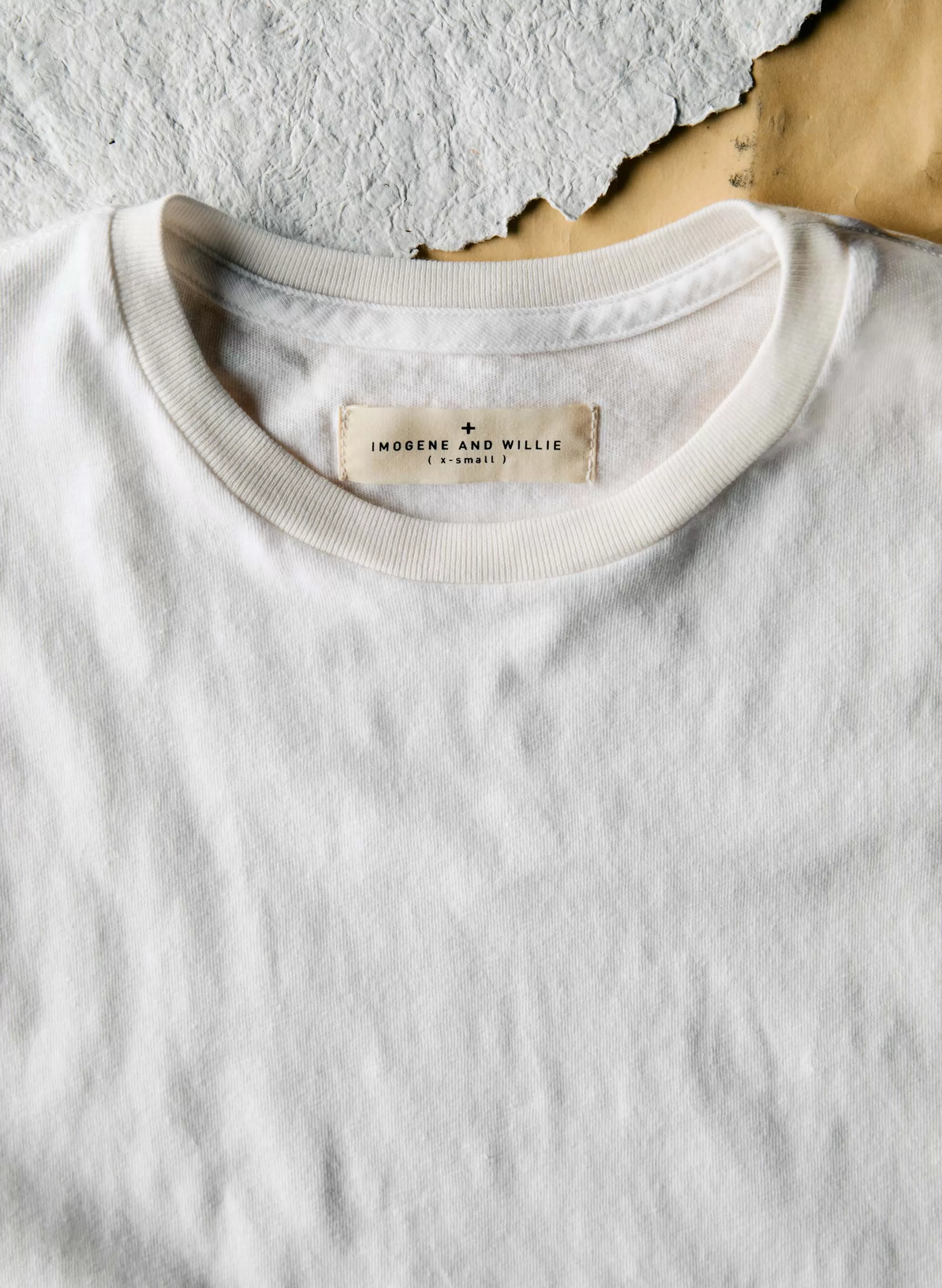 imogene + willie The Cotton Muscle Tee In Vintage White Online