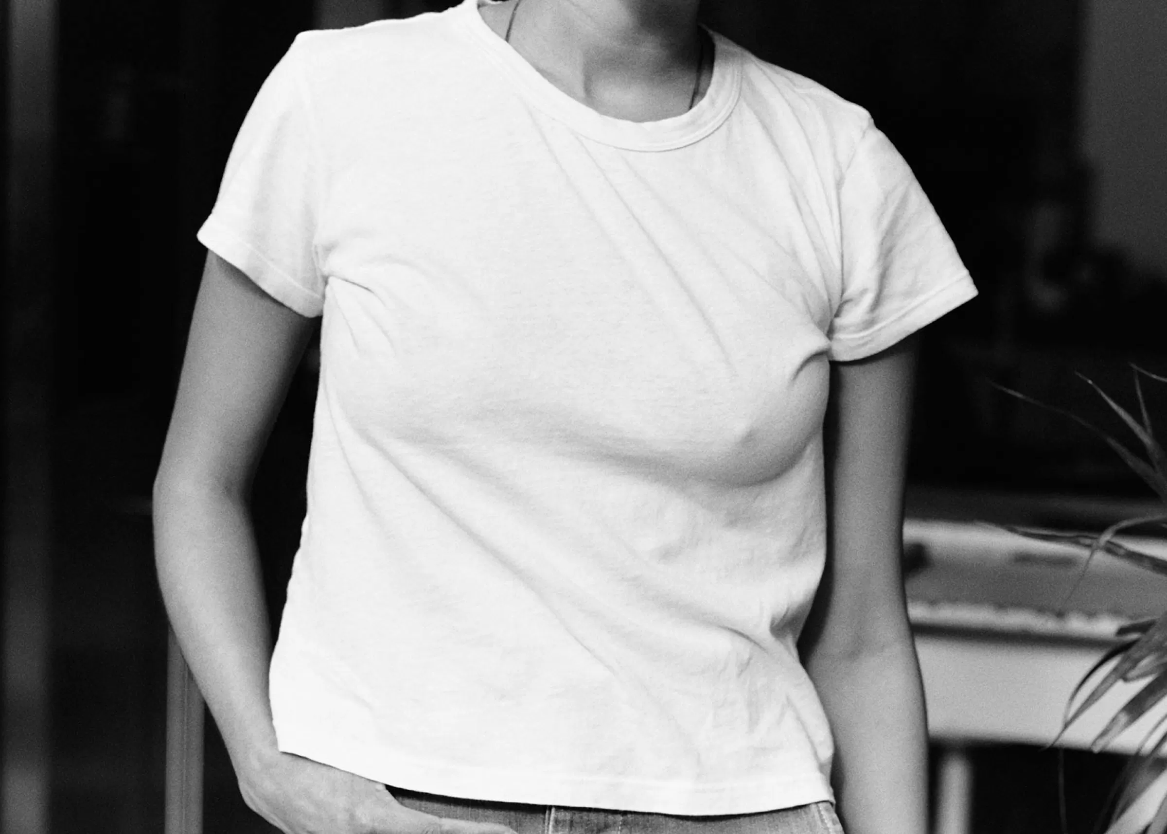 imogene + willie The Drop Tee In Vintage White Cheap