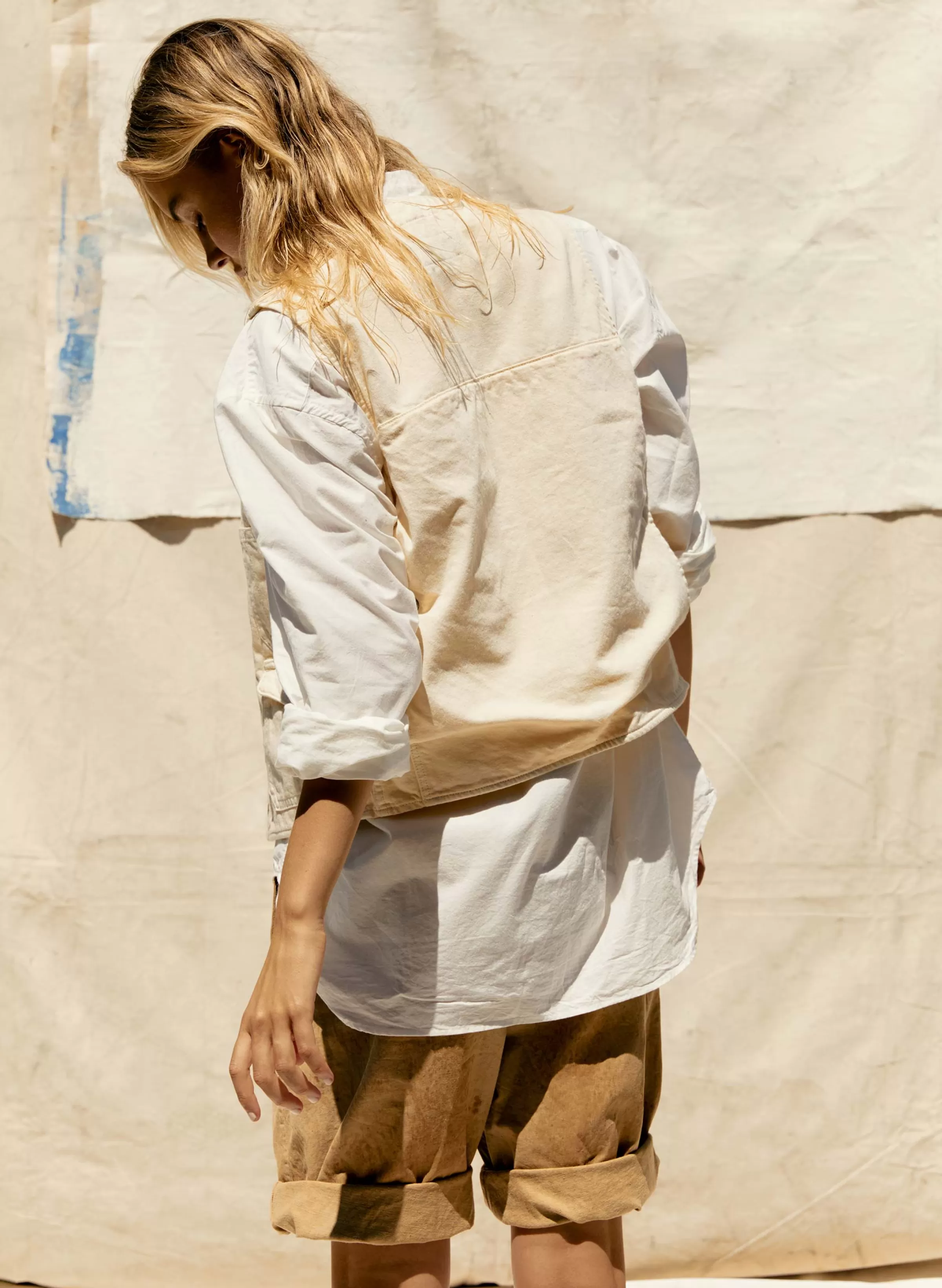 imogene + willie The Field Vest In Natural New