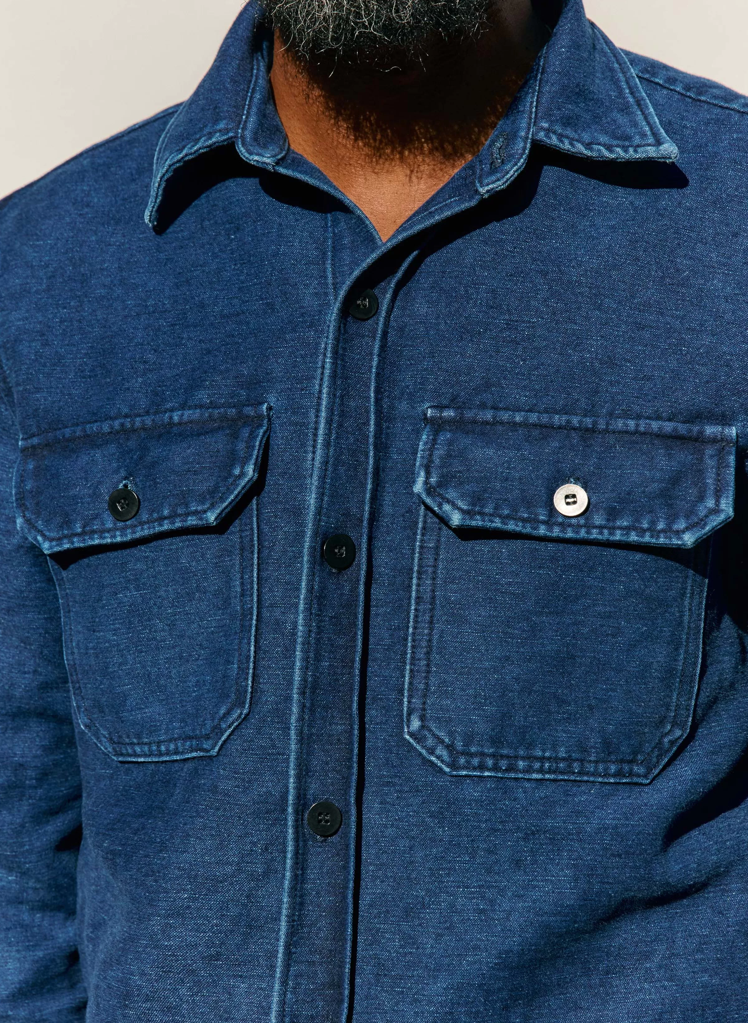 imogene + willie The Griffin Workshirt In Indigo Clearance