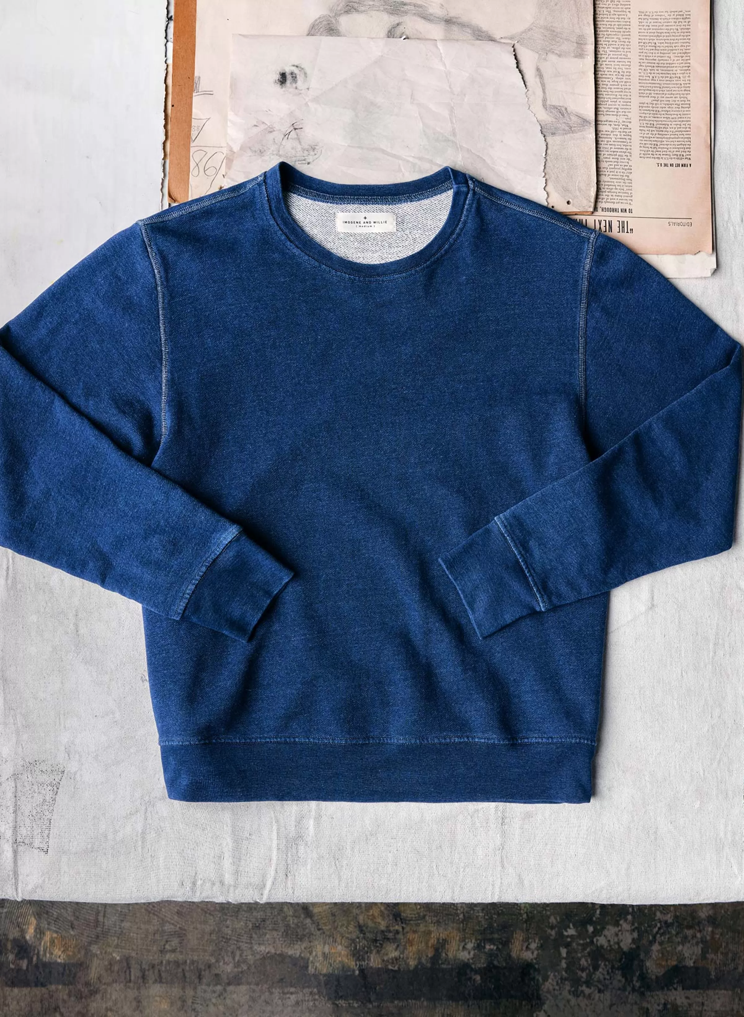 imogene + willie The Indigo Holden Sweatshirt Best Sale