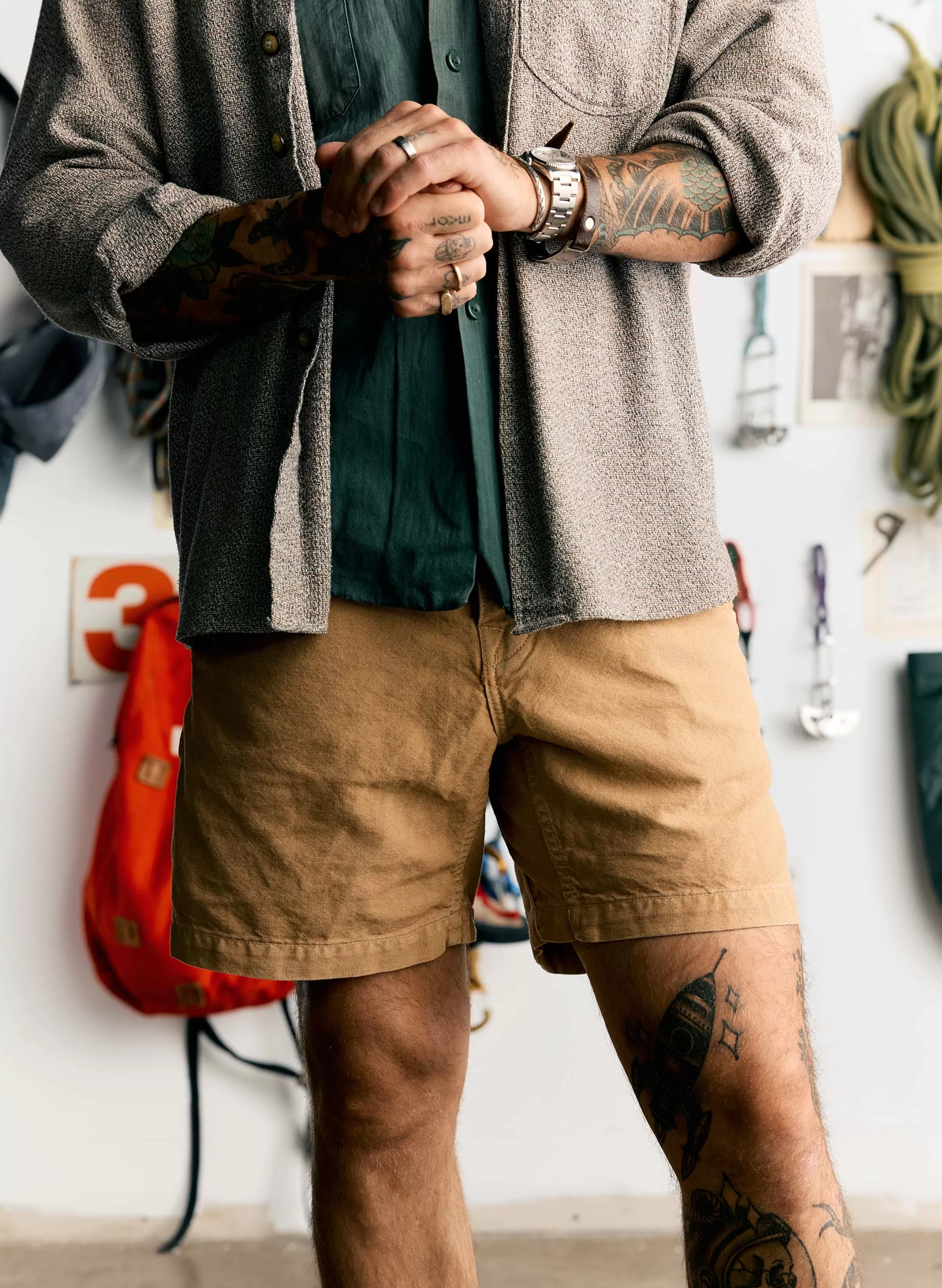 imogene + willie The Mountain Short In Field Tan Shop