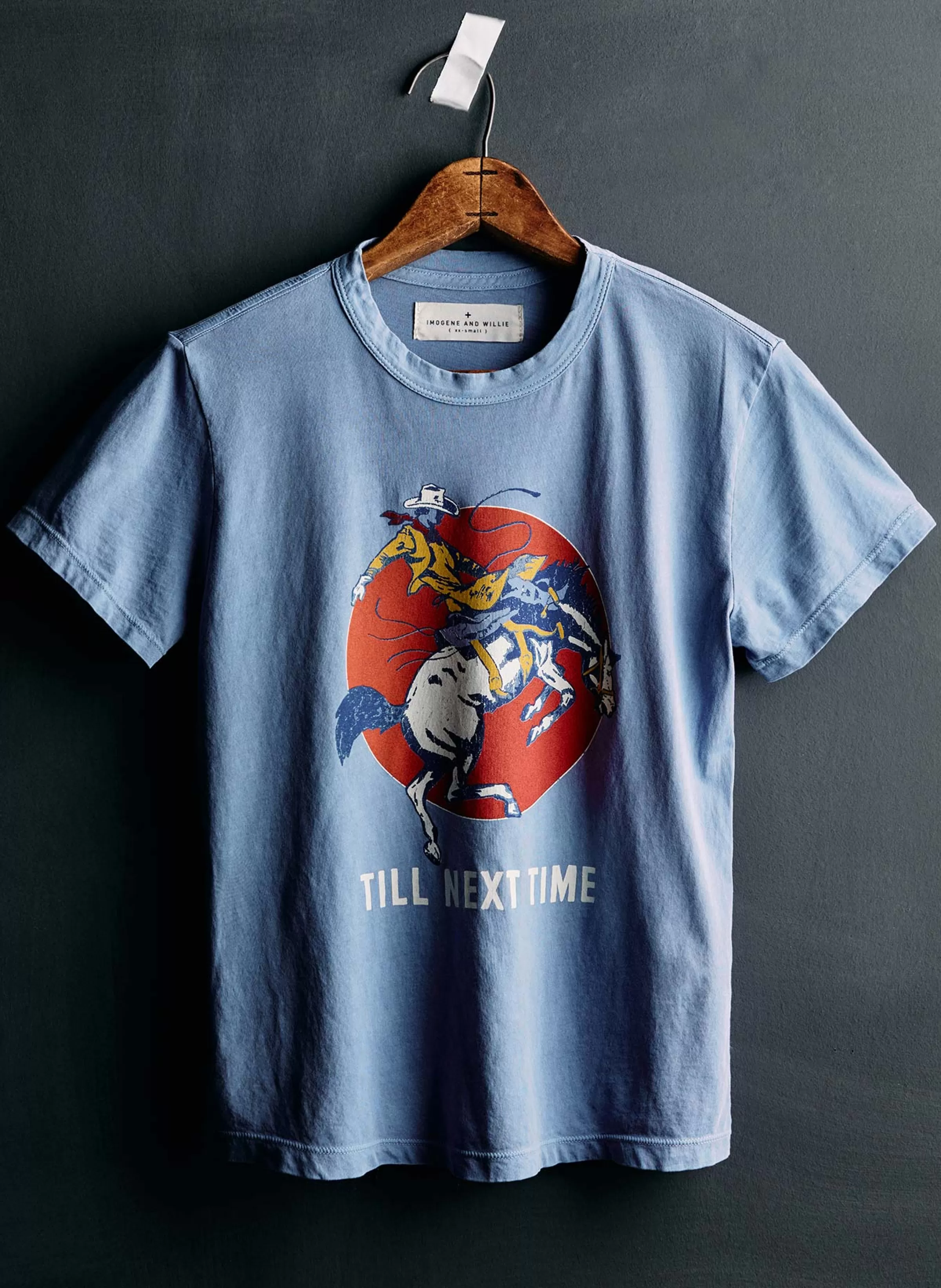 imogene + willie The "next Time" Tee In Blue New