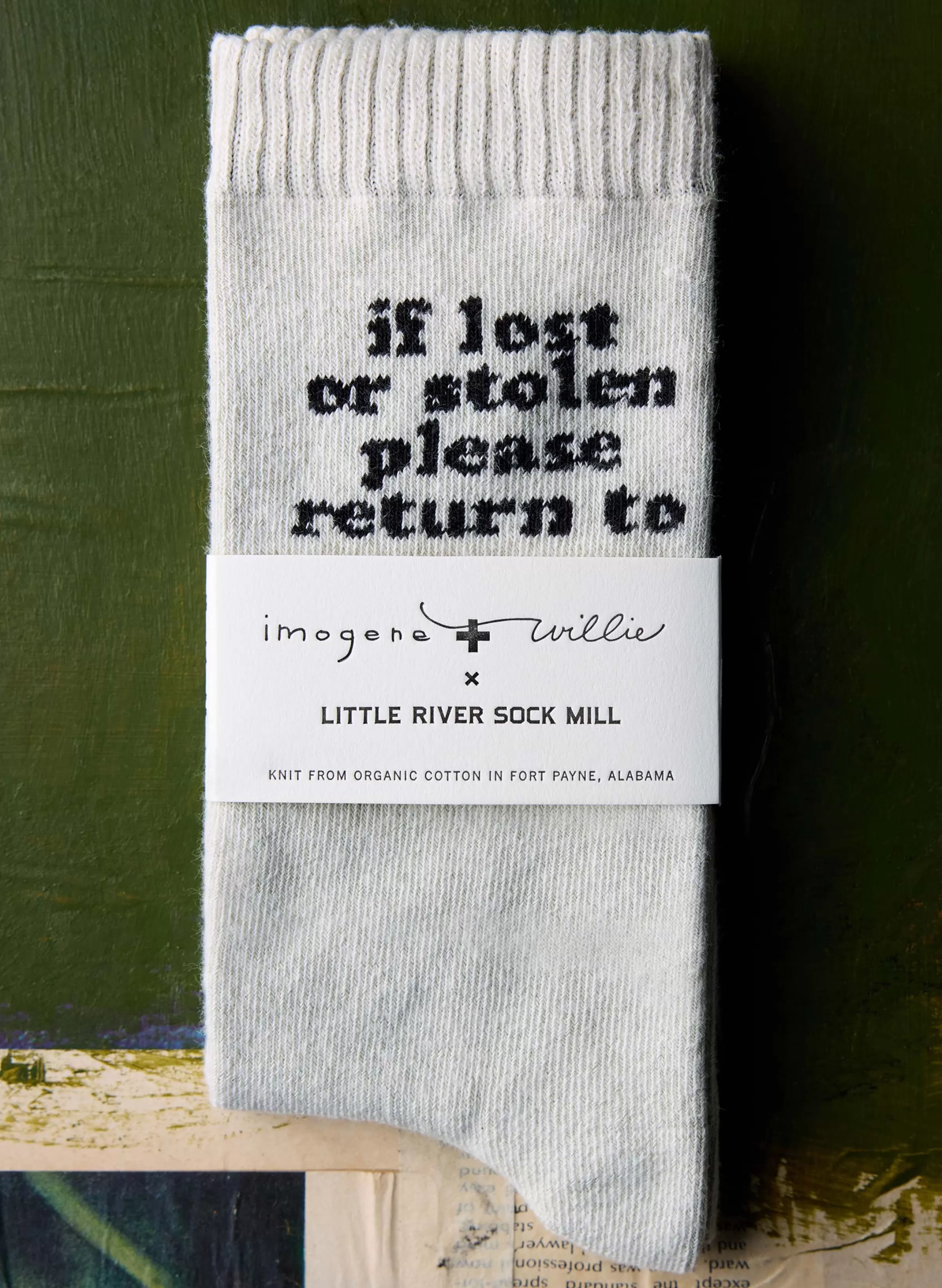 imogene + willie The "please Return" Sock Fashion