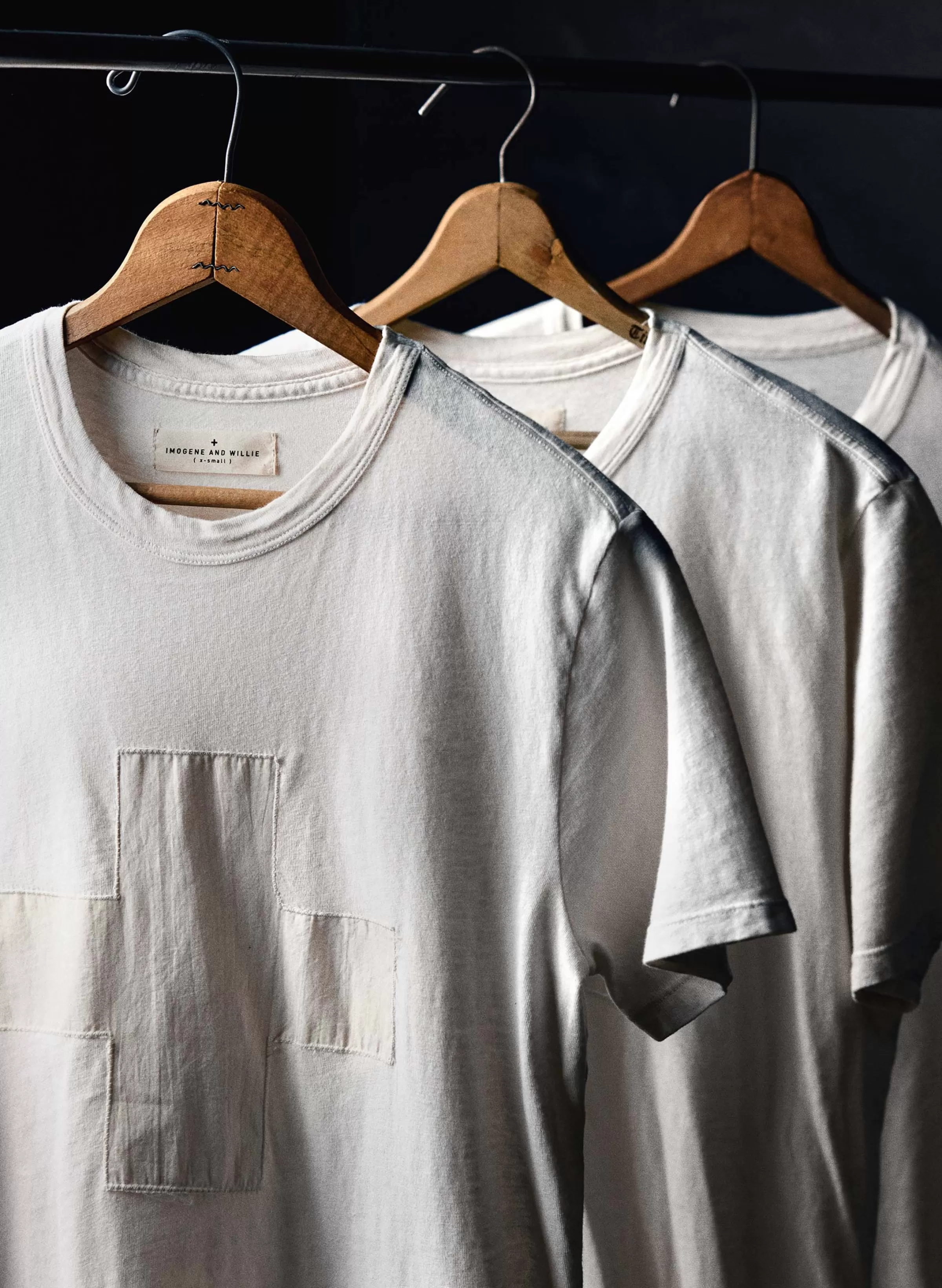 imogene + willie The "plus" Tee In Vintage White Best Sale