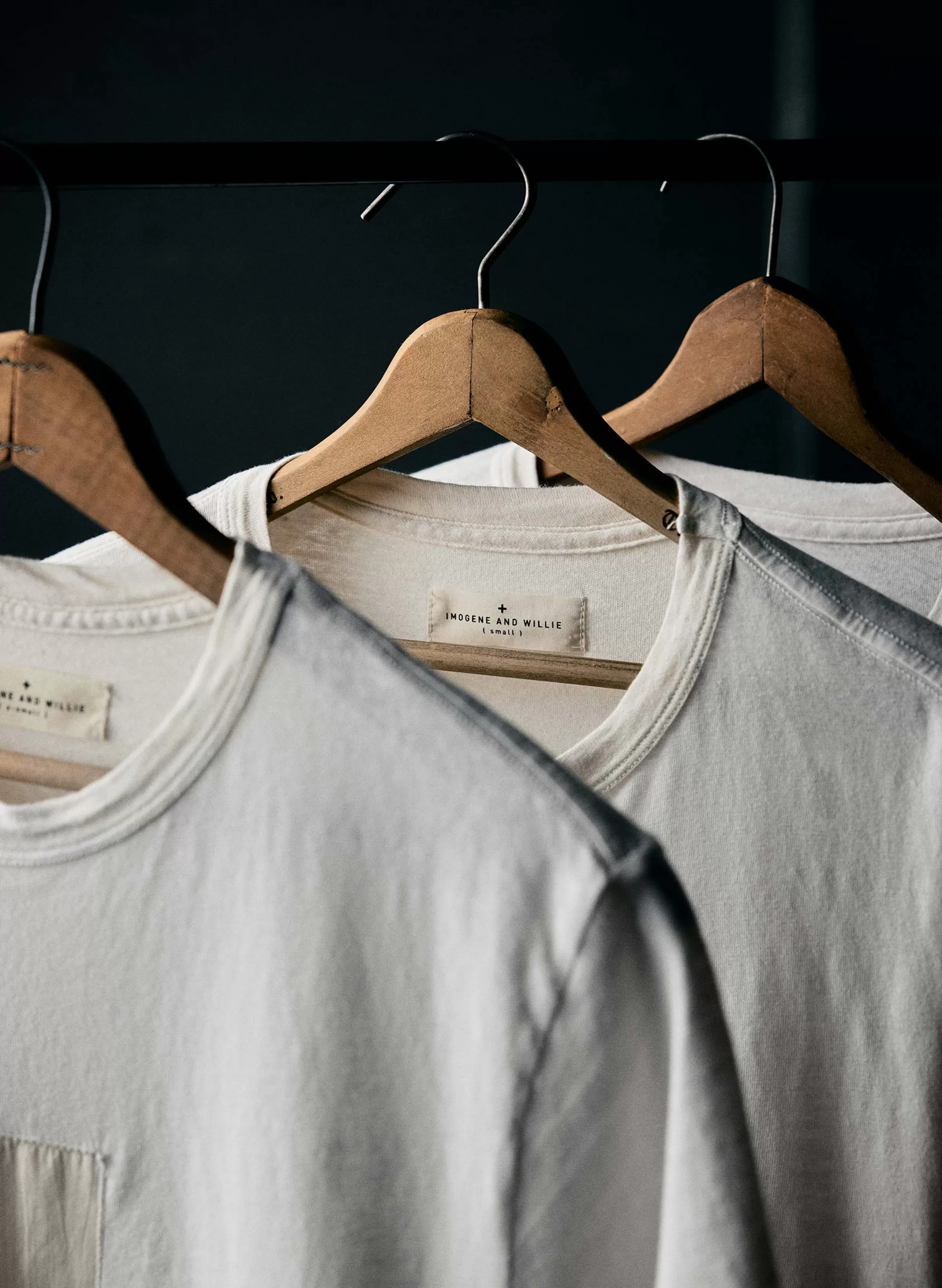 imogene + willie The "plus" Tee In Vintage White Best Sale