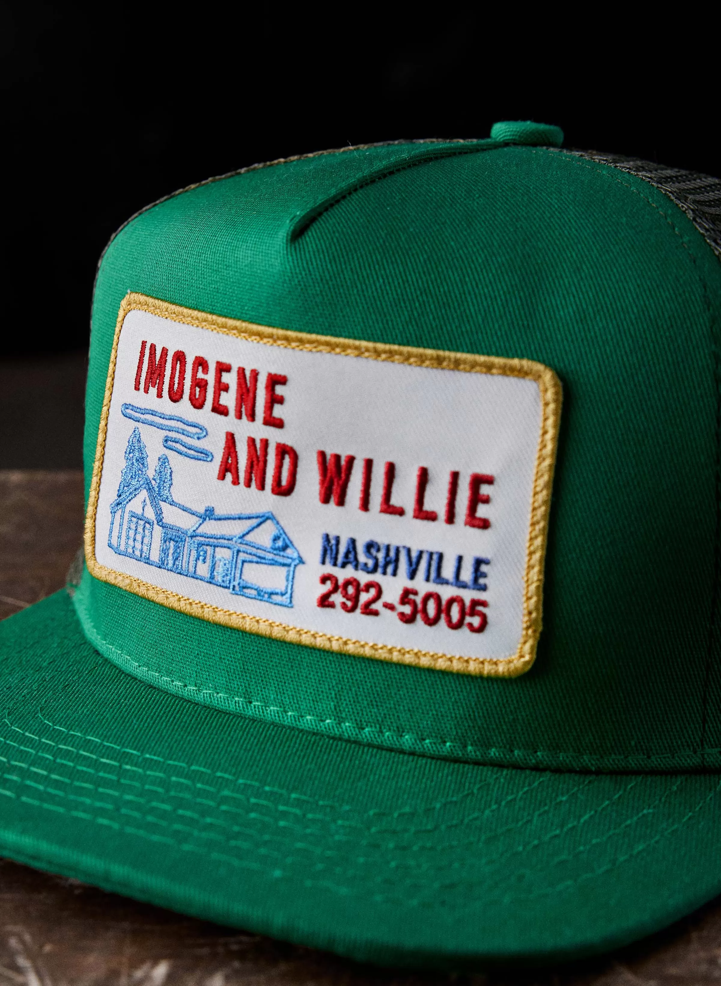 imogene + willie The "service Station" Trucker In Kelly Green Shop