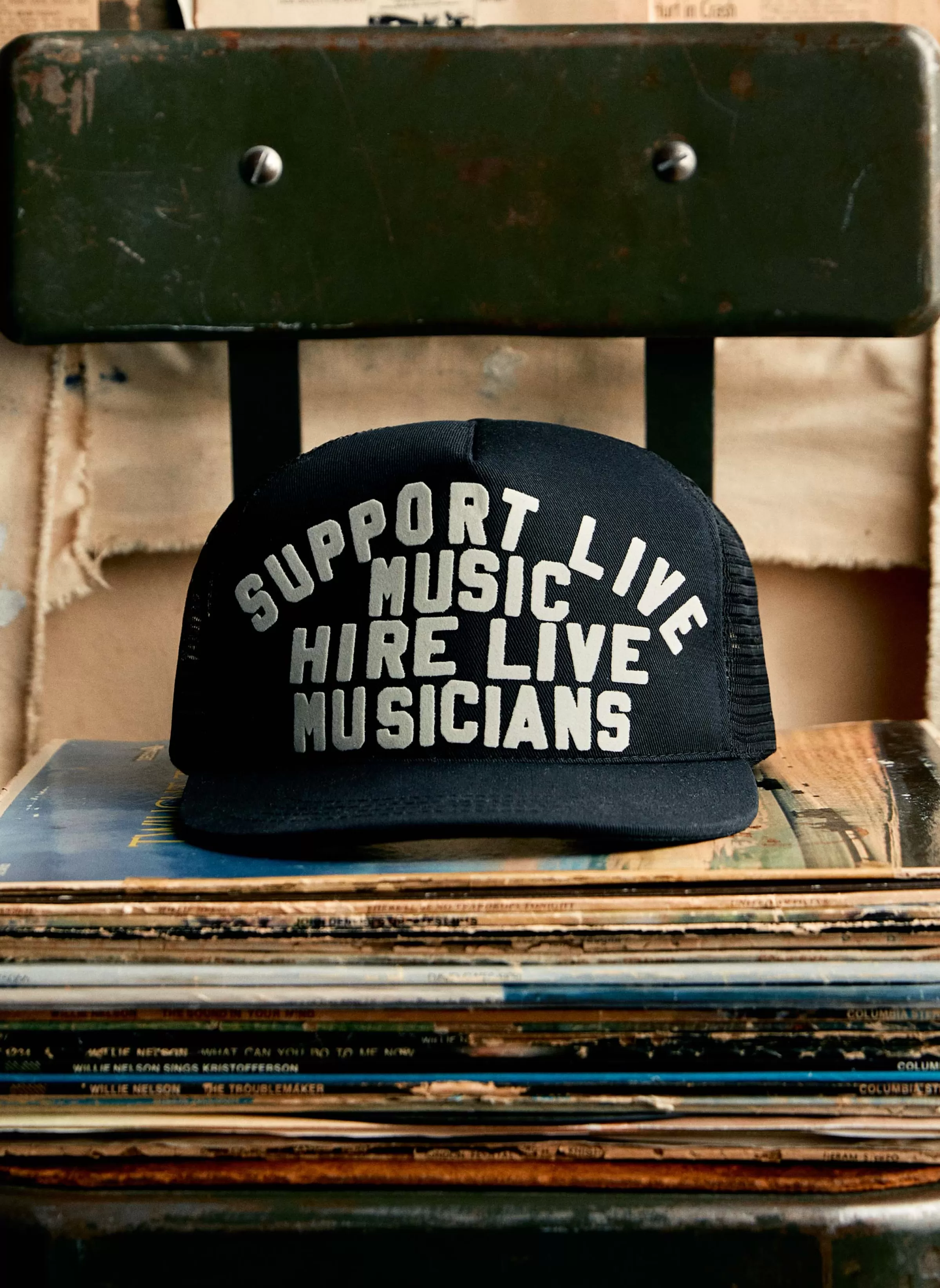 imogene + willie The "support Live Music" Trucker Sale