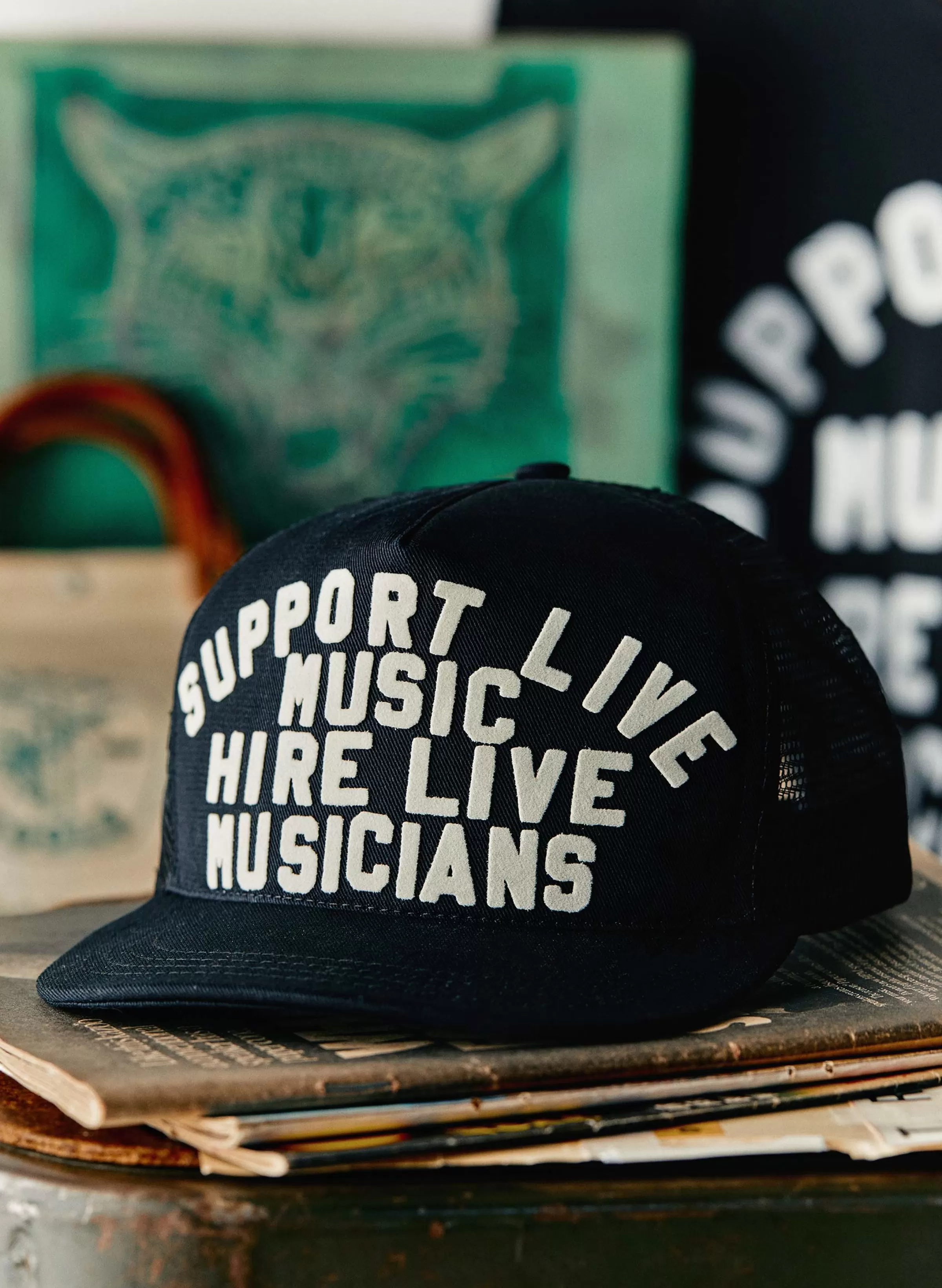 imogene + willie The "support Live Music" Trucker Sale