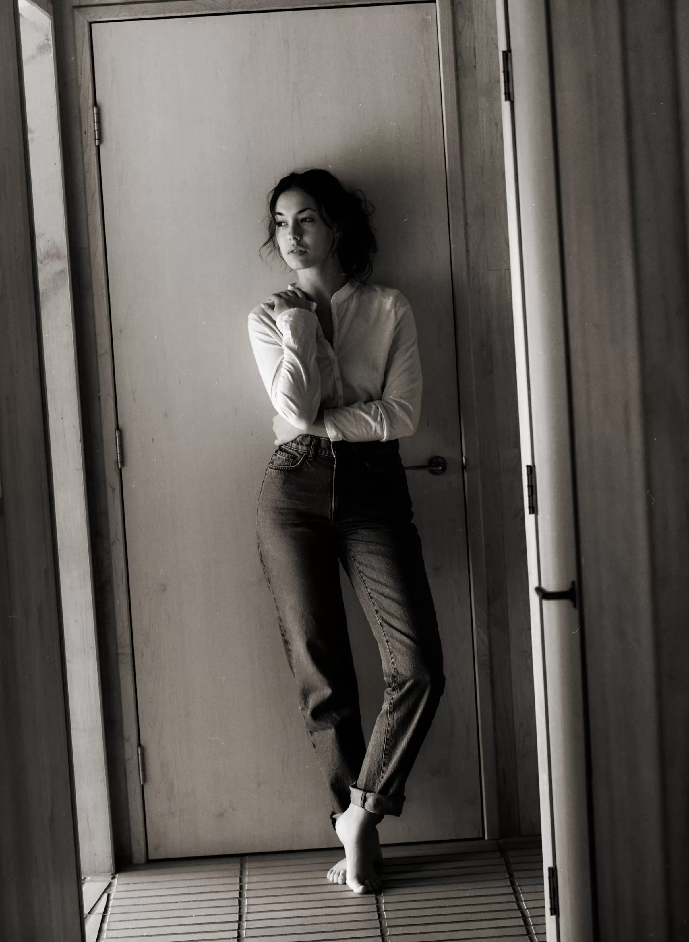 imogene + willie The Vintage Henley In White Shop