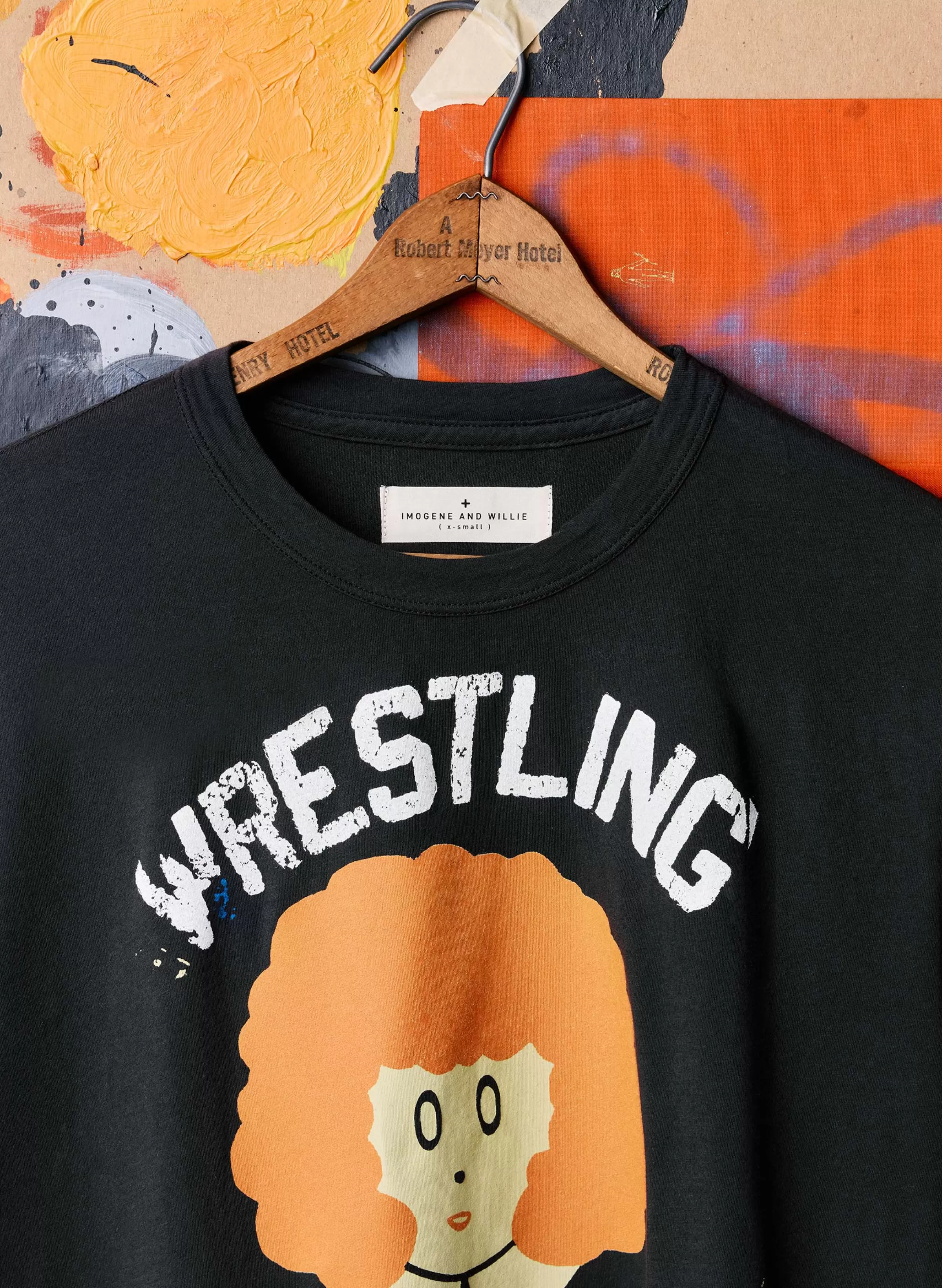 imogene + willie The "wrestling Tonite" Tee Cheap