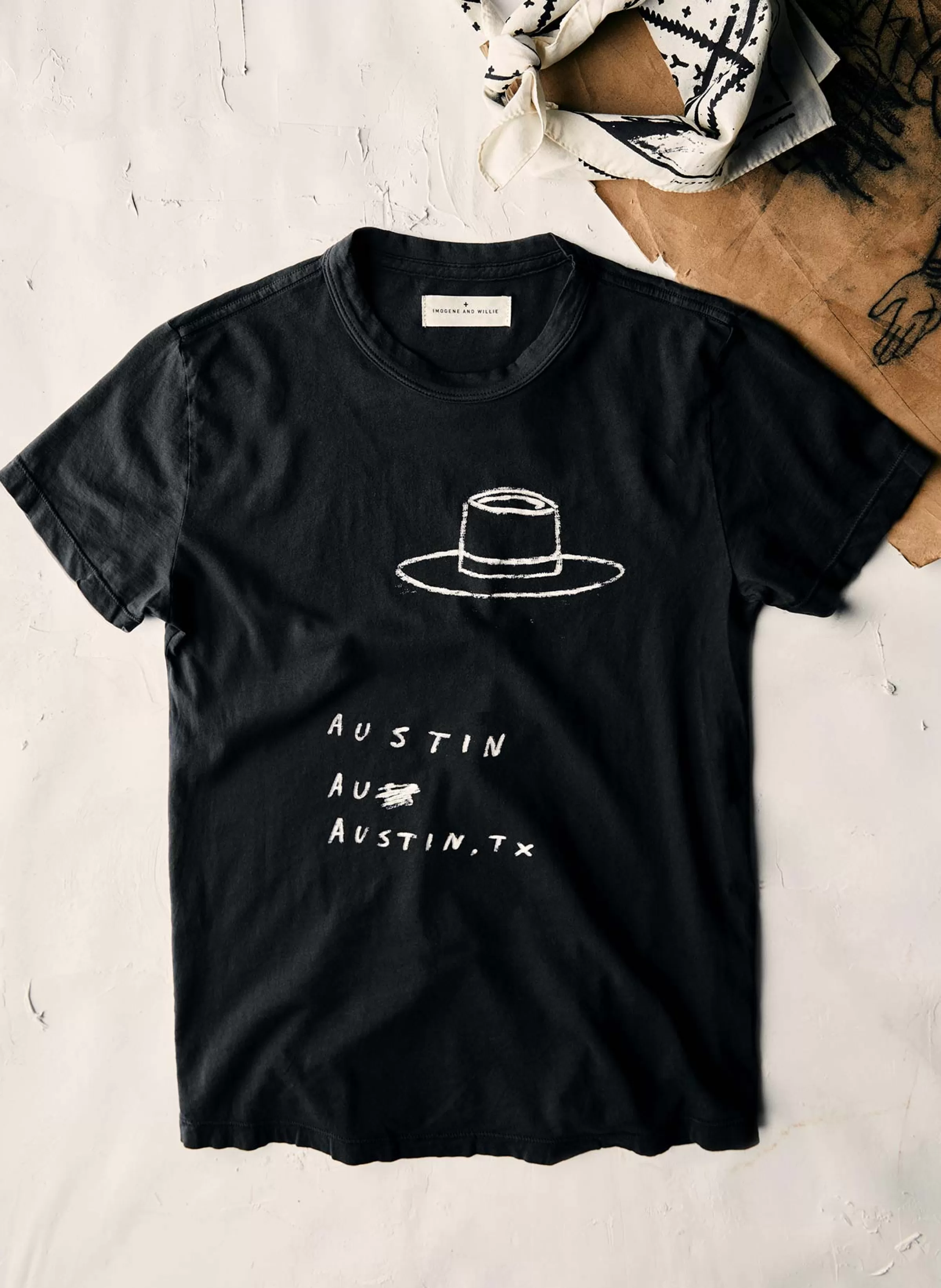 imogene + willie The "written" Austin Tee Fashion