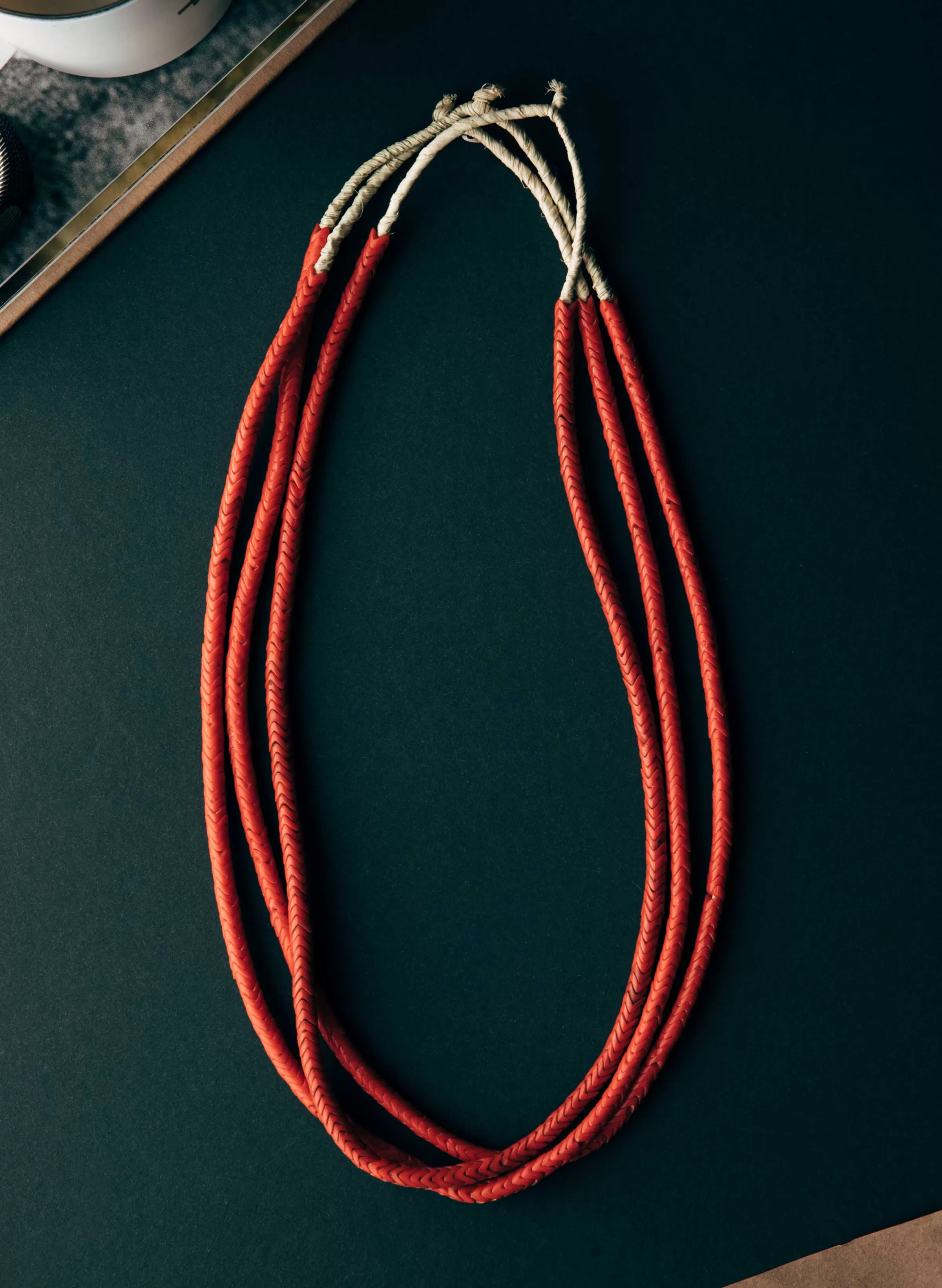 imogene + willie Vintage African Snake Bead Necklace Fashion