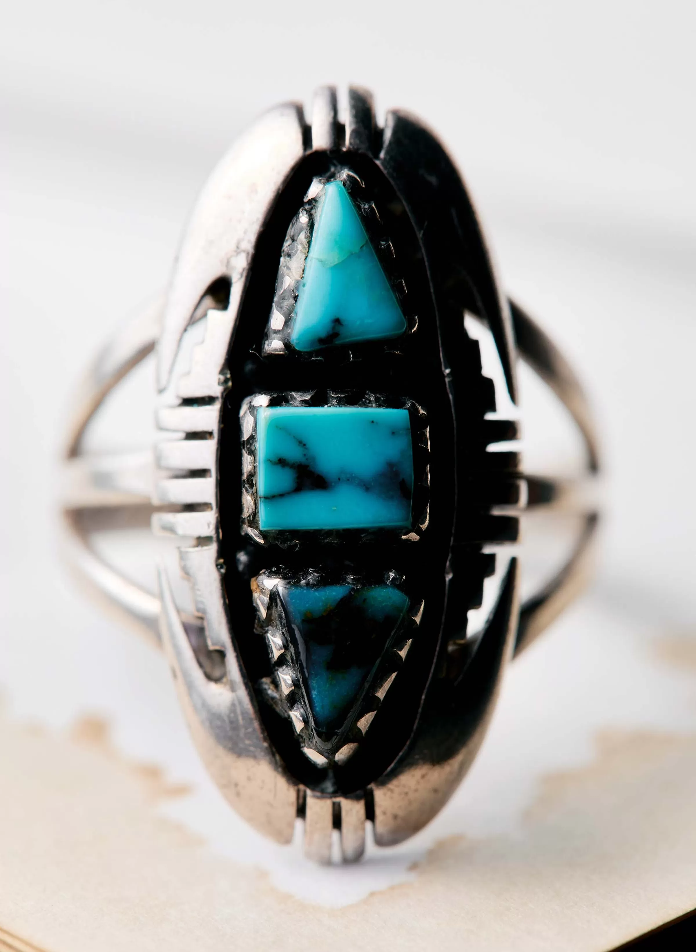 imogene + willie Vintage Navajo Turquoise Ring Discount