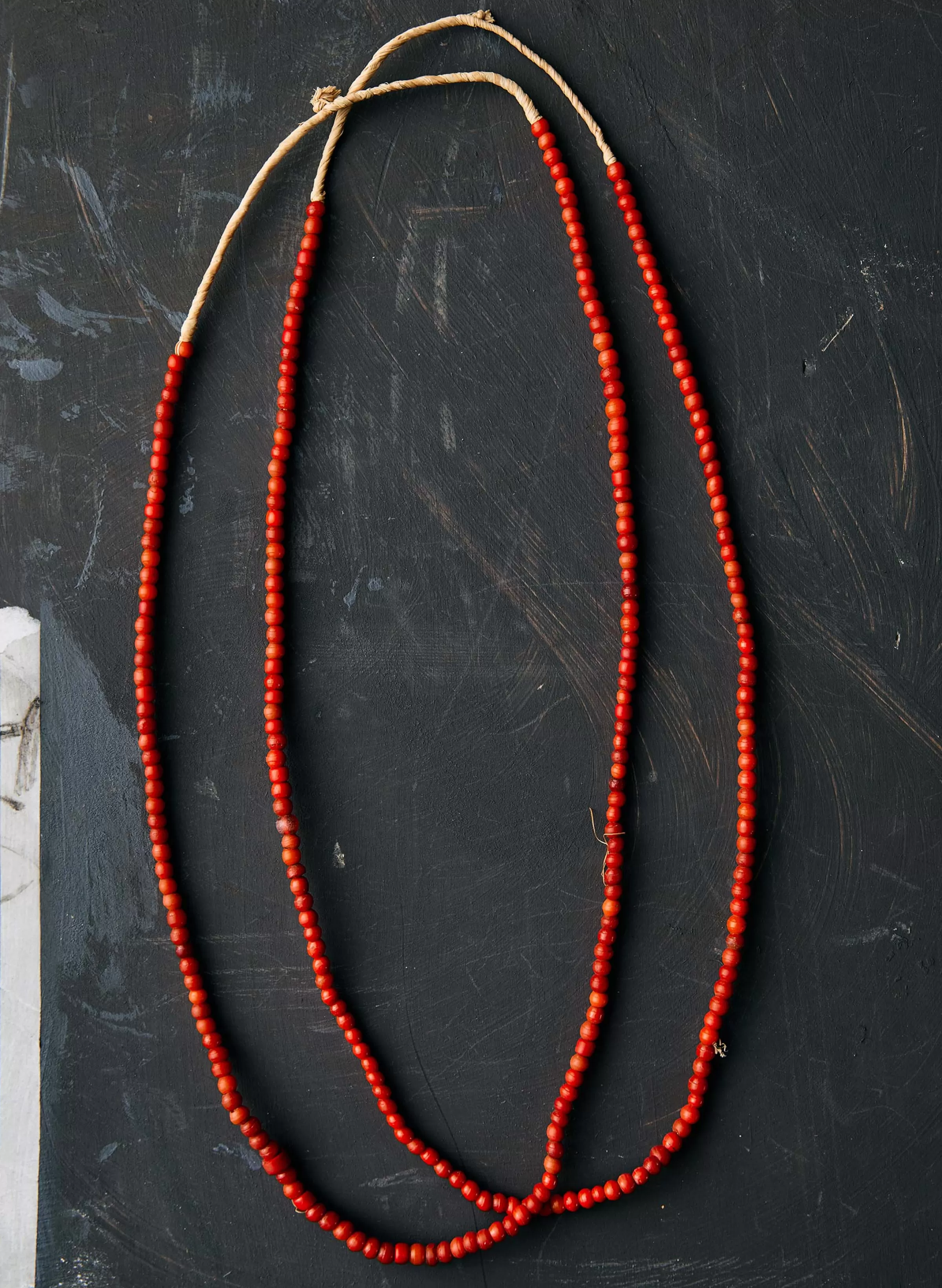 imogene + willie Vintage Red Trade Bead Necklace New