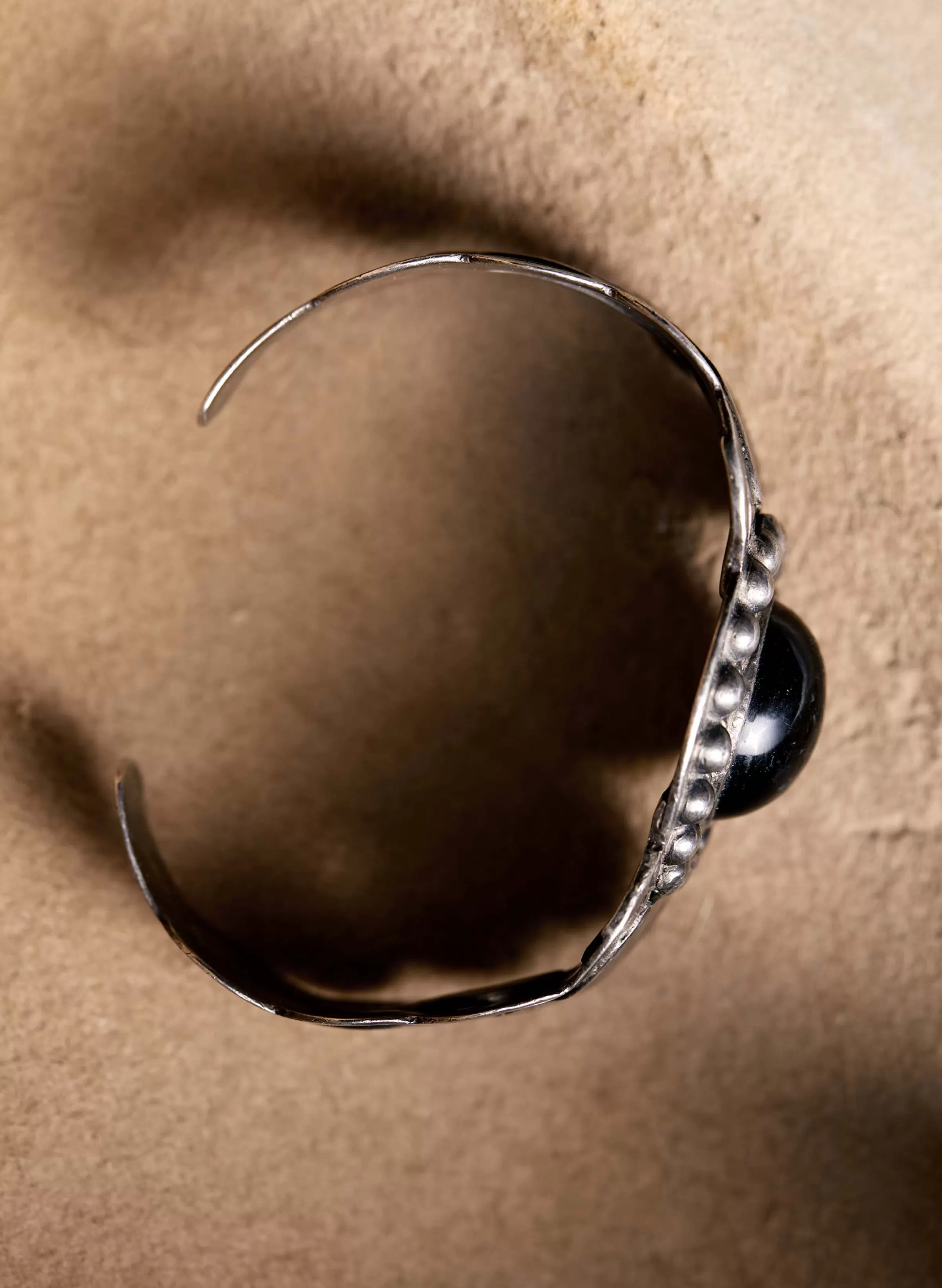imogene + willie Vintage Silver Handstamped Cuff Flash Sale