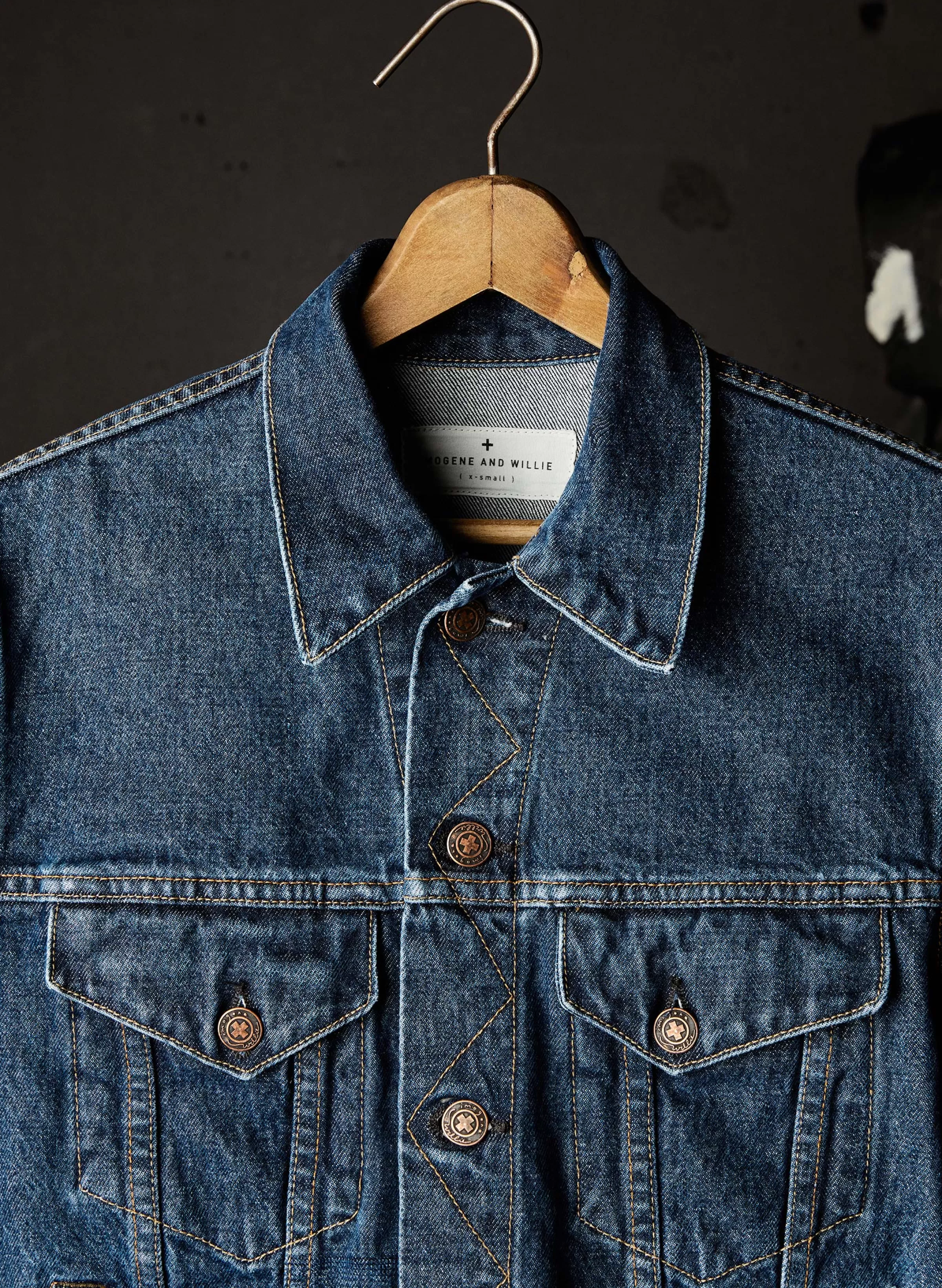 imogene + willie Wilkins Jacket In Washed Indigo Discount