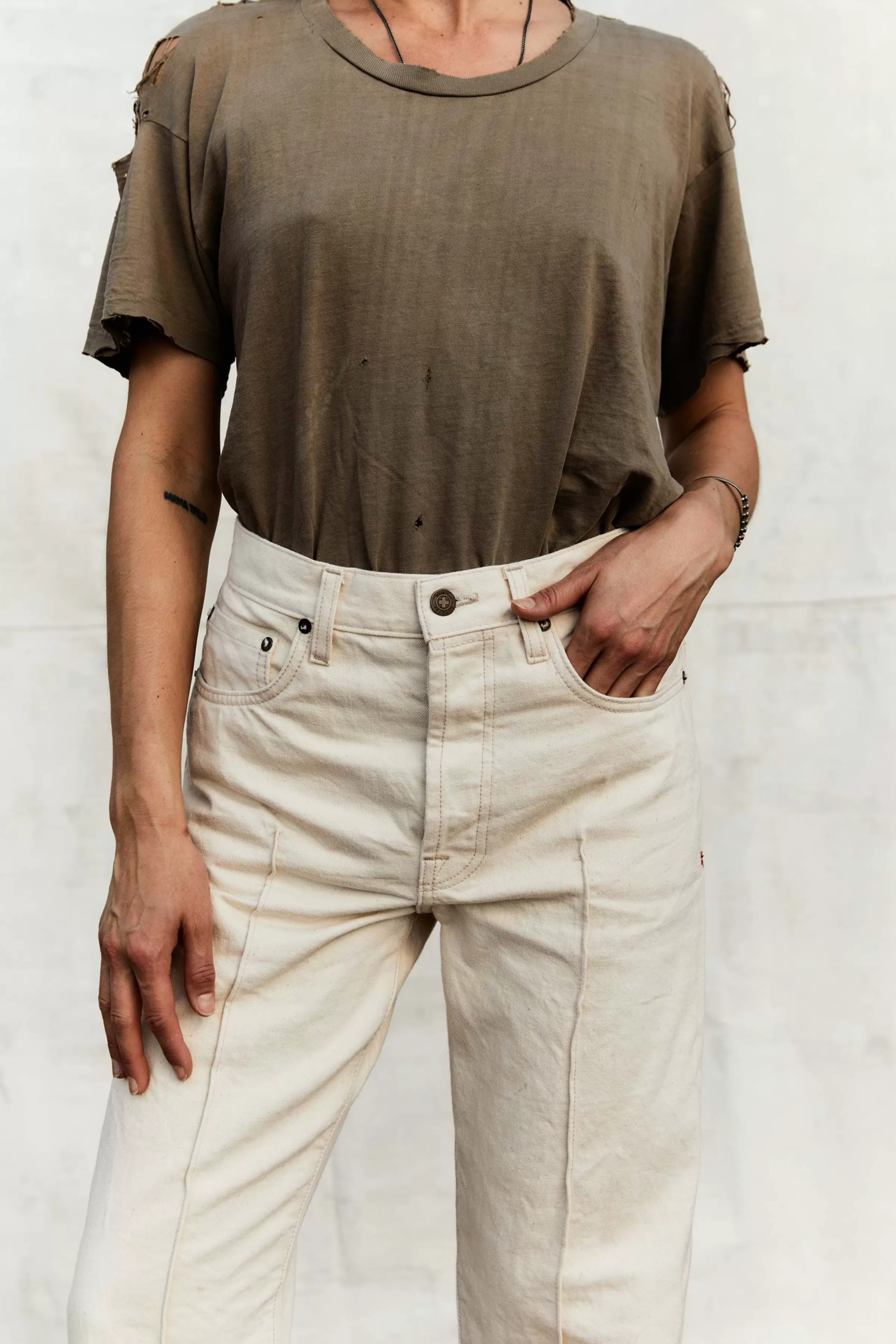 imogene + willie Wyatt Natural Selvage Flash Sale